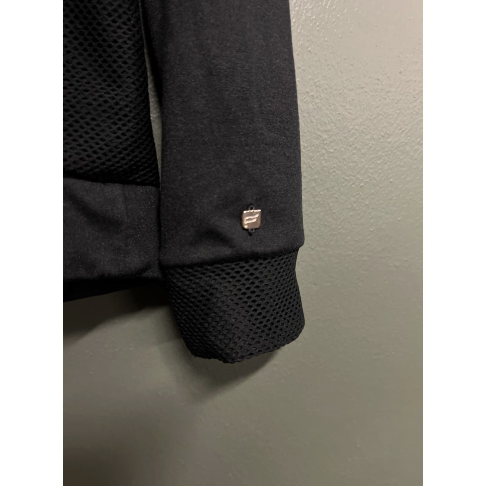 Fabletics Fabletics Jacket Womens Small Black 1/4 Zip Logo Embroidered Basic Outdoor Knit Polyester Coat Mid-Length Jacket Mens Women? Size S / US 4 / IT 40 - 2 Thumbnail