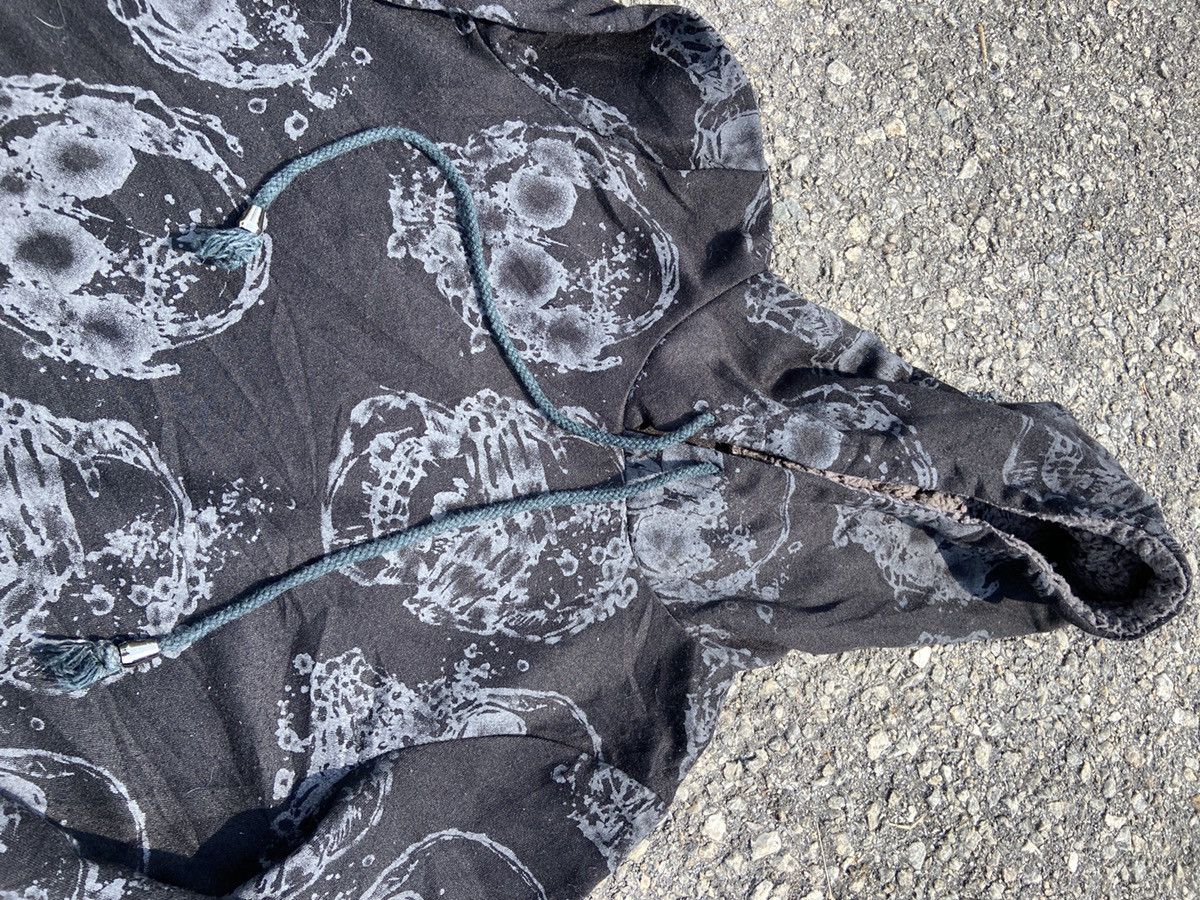 If Six Was Nine × Japanese Brand × Vintage Seditorines Skull Fullprint Hoodie Size US S / EU 44-46 / 1 - 9 Thumbnail