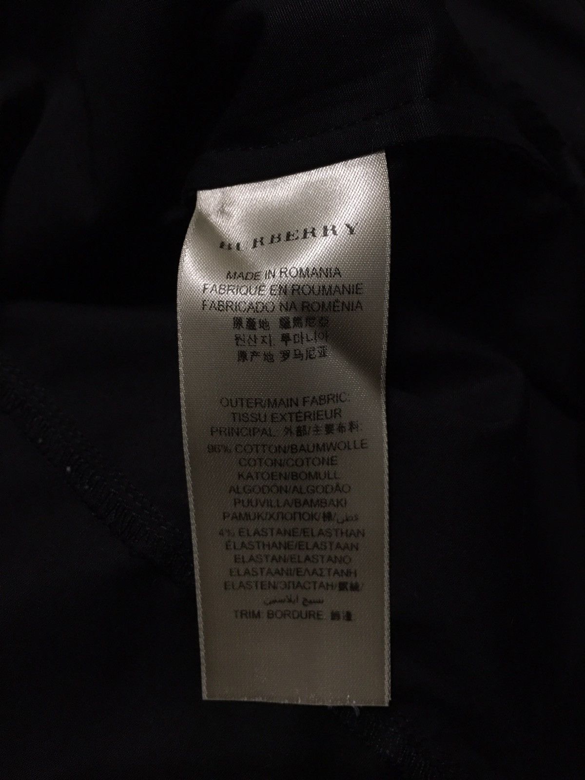 Burberry BURBERRY BRIT Black Cotton Shirt Size XS Size XS / US 0-2 / IT 36-38 - 10 Thumbnail