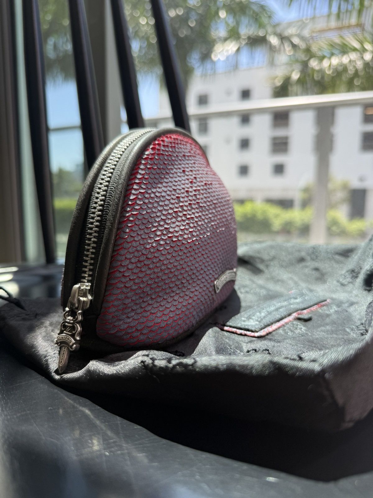 Chrome Hearts CHROME HEARTS LIZARD SKIN TOILETRY POUCH ULTRA RARE Size ONE SIZE - 4 Thumbnail