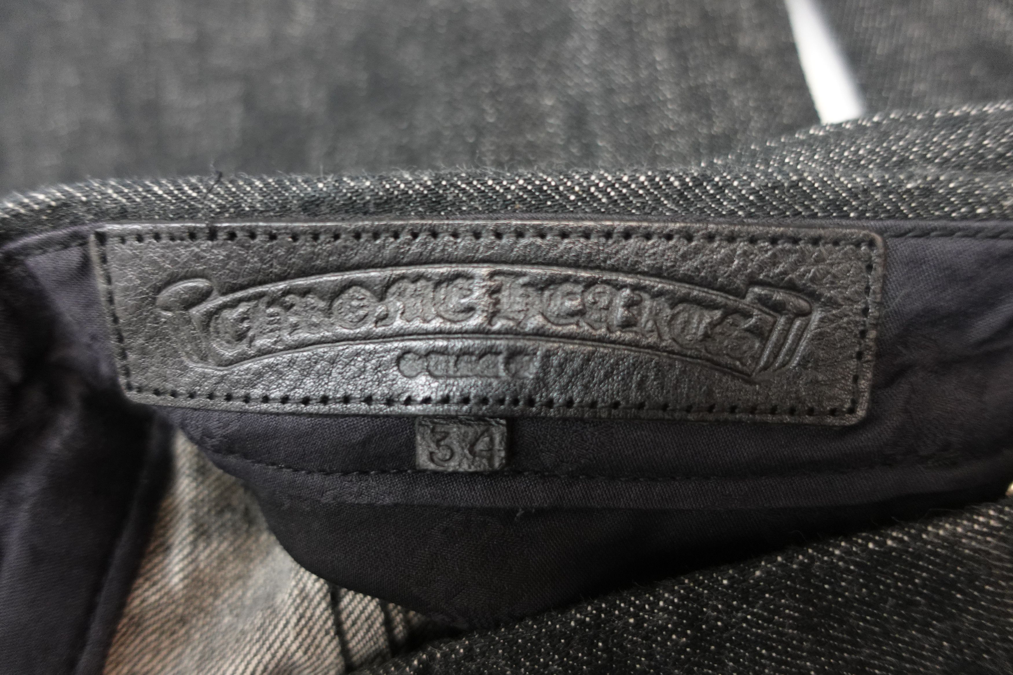 Chrome Hearts Chrome Hearts Star Patch Denim in Black Size US 34 / EU 50 - 4 Thumbnail