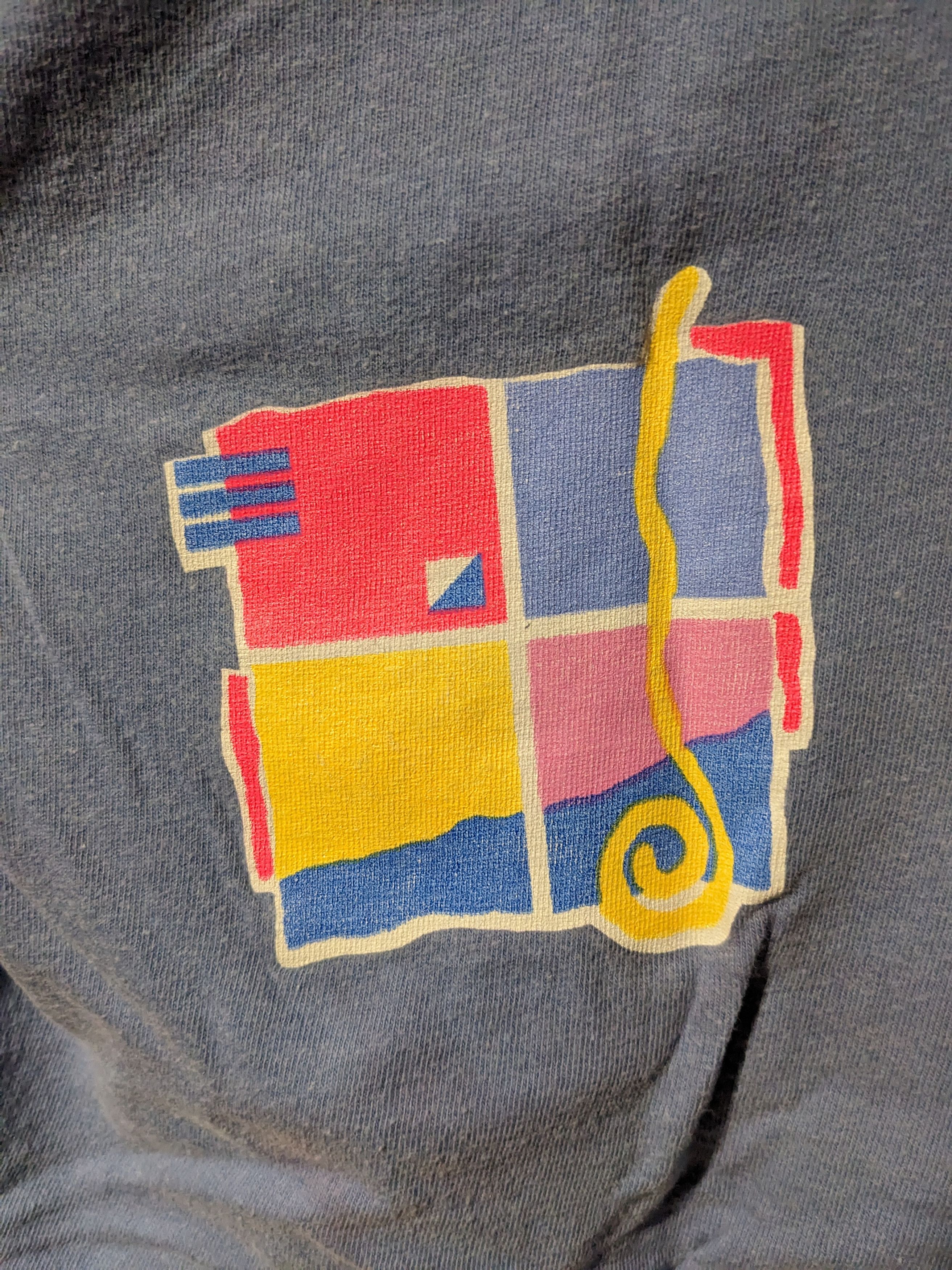 Nike × Vintage Vintage 90s Nike Swoosh Art Purple Medium Cropped T-Shirt Size M / US 6-8 / IT 42-44 - 8 Thumbnail
