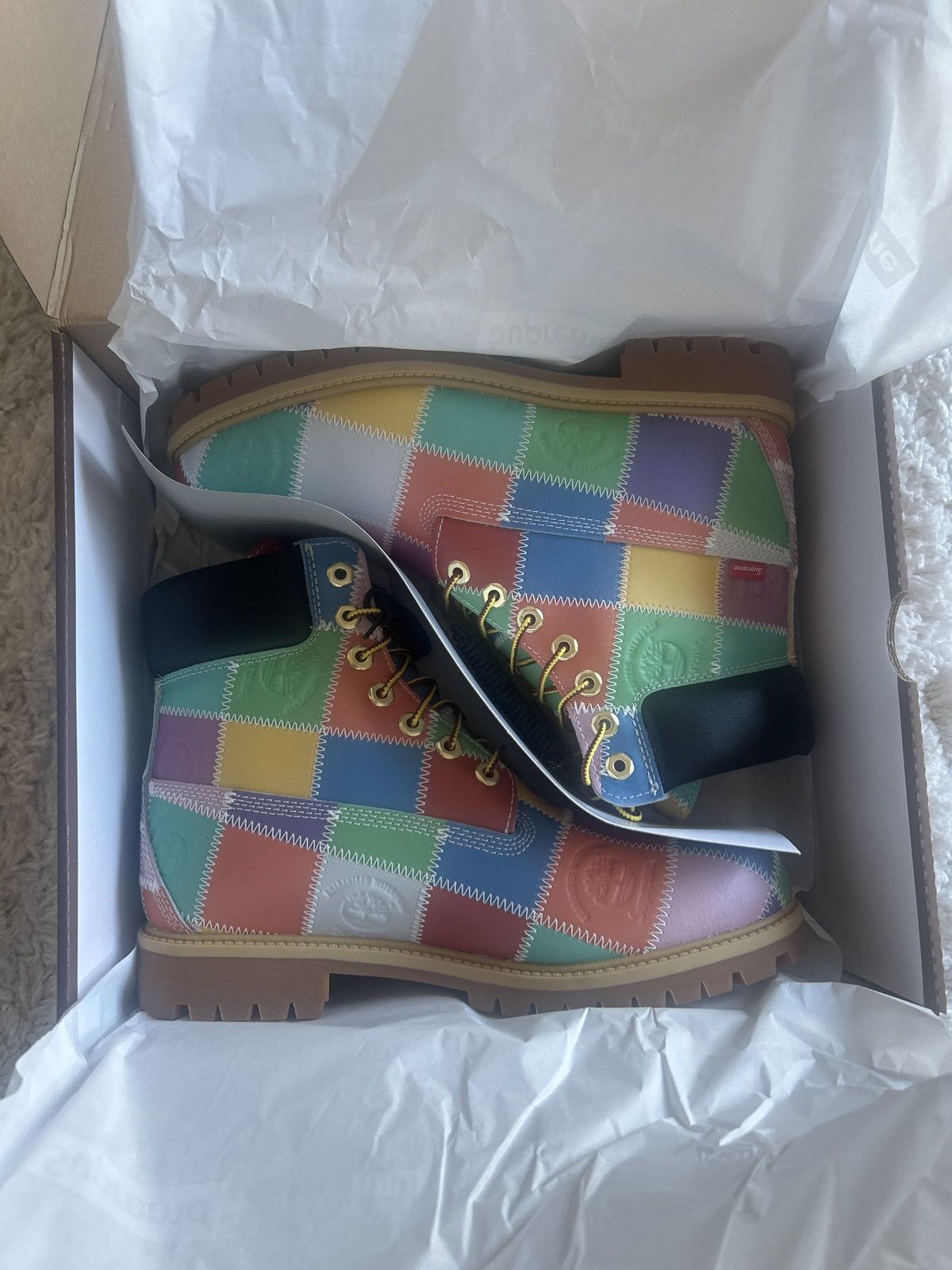 Supreme × Timberland Supreme Timberland Patchwork Size US 10 / EU 43 - 7 Thumbnail