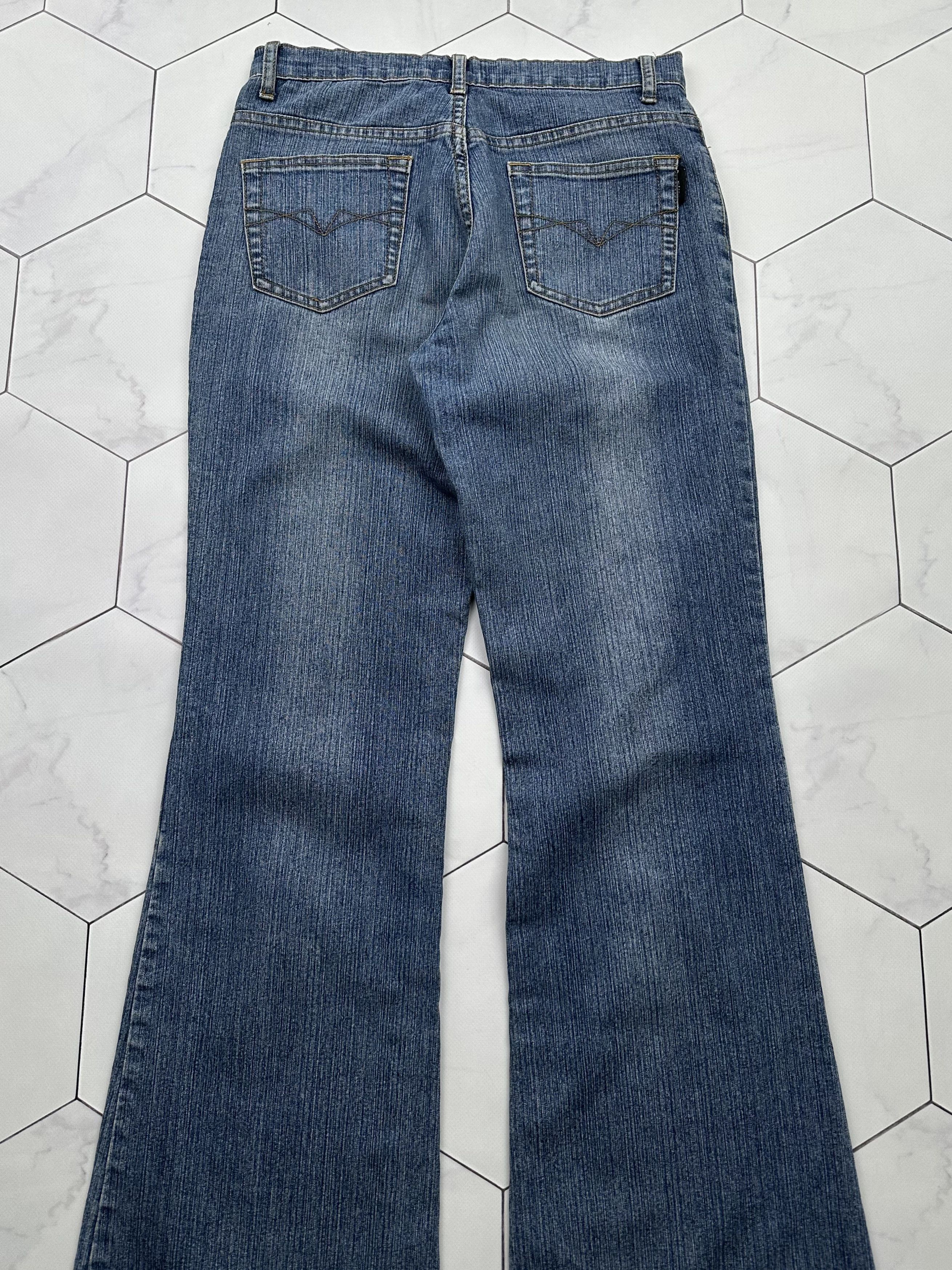 Japanese Brand Vintage Flare Jeans (B497)E2 Size US 28 / EU 44 - 5 Thumbnail