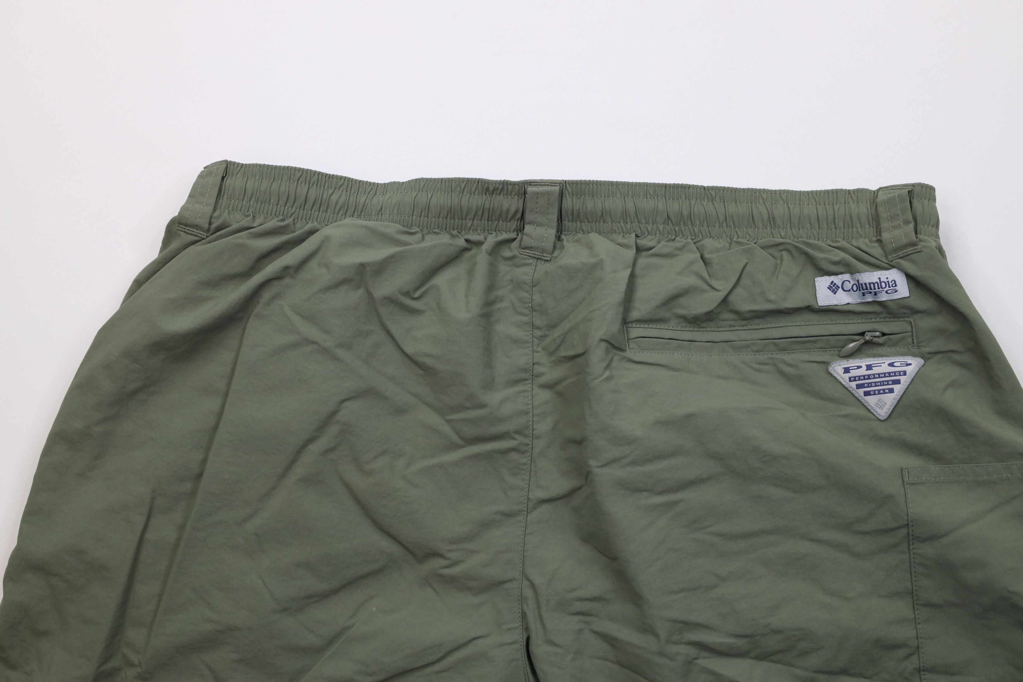 Columbia Vintage Y2K Columbia PFG Spell Above Knee Lined Shorts Green Size US 34 / EU 50 - 11 Thumbnail