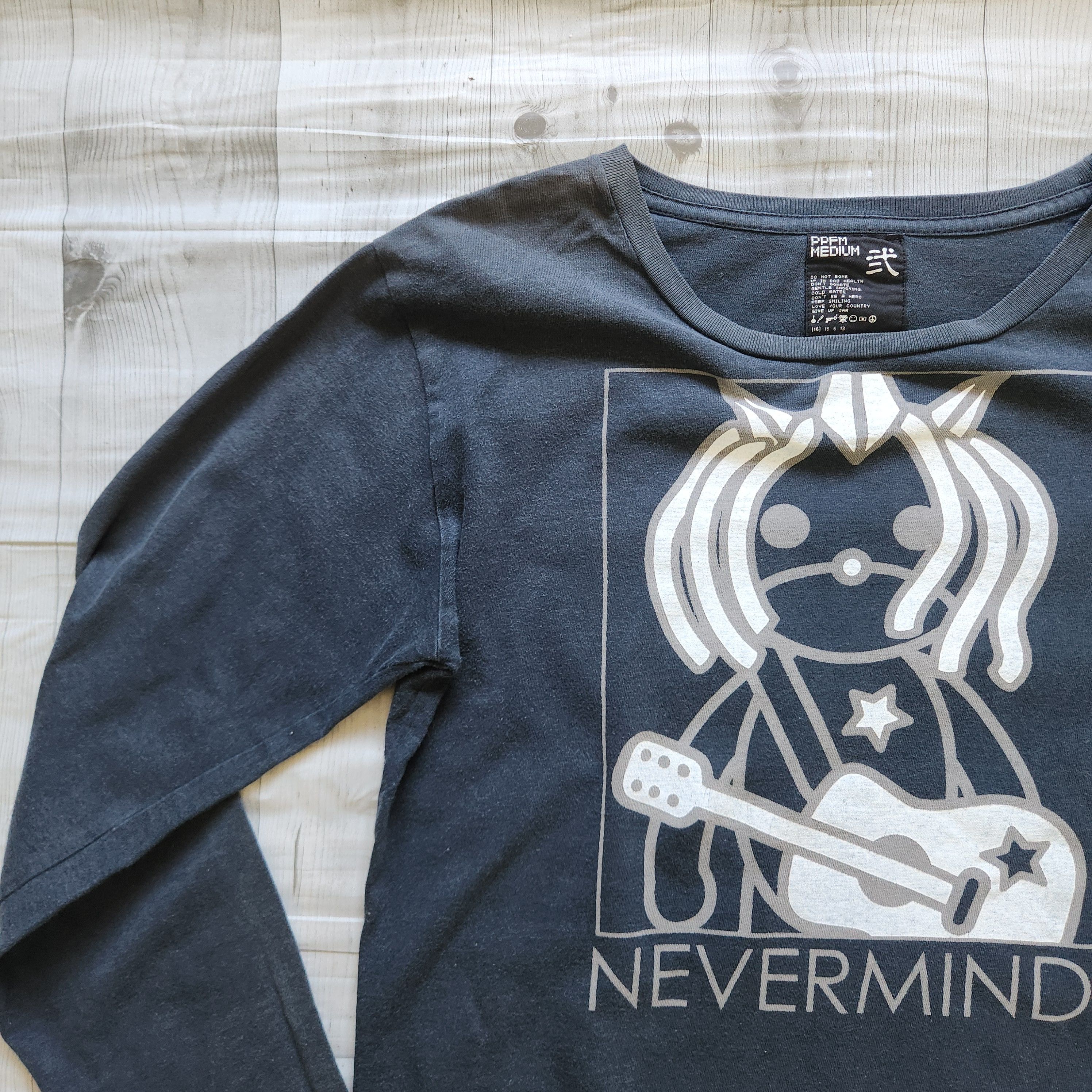 Nirvana × PPFM Vintage Kurt Cobain X PPFM Nevermind Long Sleeves Size US M / EU 48-50 / 2 - 8 Thumbnail