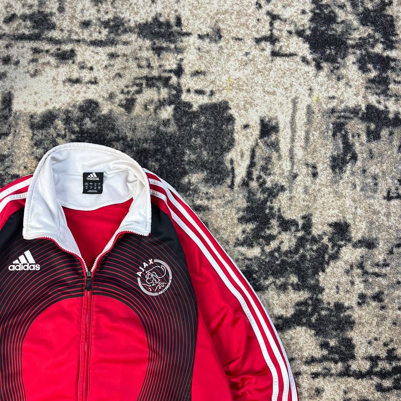 Adidas Adidas x Ajax Vintage Y2K Soccer Zip Up Track Jacket Size US L / EU 52-54 / 3 - 2 Thumbnail
