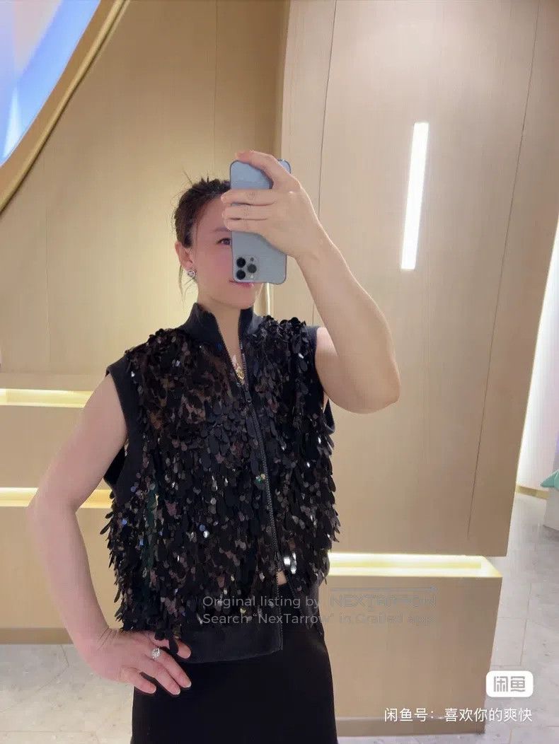 Brunello Cucinelli Brunello Cucinelli Sequin Vest Size XS / US 0-2 / IT 36-38 - 5 Thumbnail