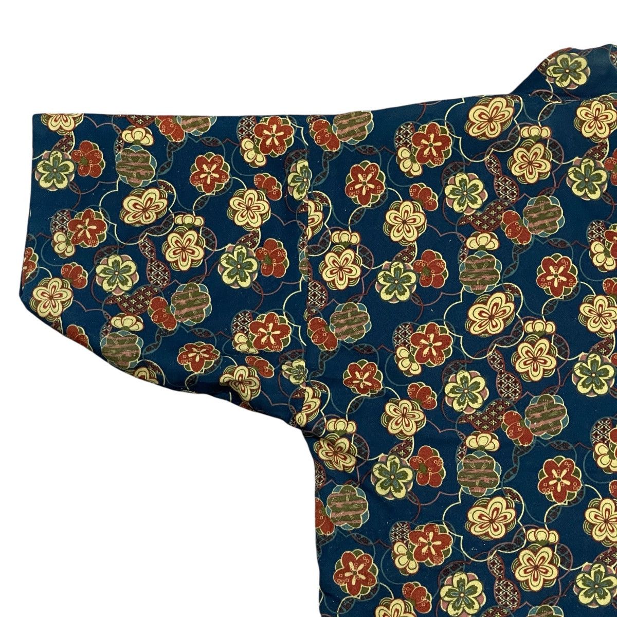 Japanese Brand Vintage Hanten Floral Pattern Traditional Kimono Jacket Size US XL / EU 56 / 4 - 16 Thumbnail