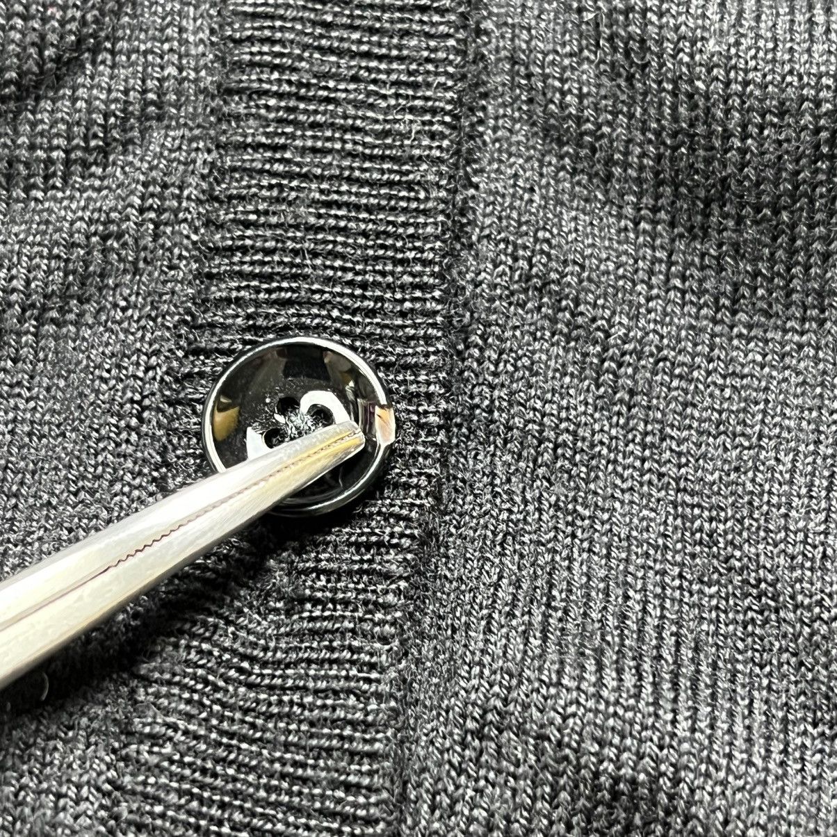 Maison Margiela Maison Margiela - Line 4 Double Collar Wool - Cardigan Size ONE SIZE - 12 Thumbnail