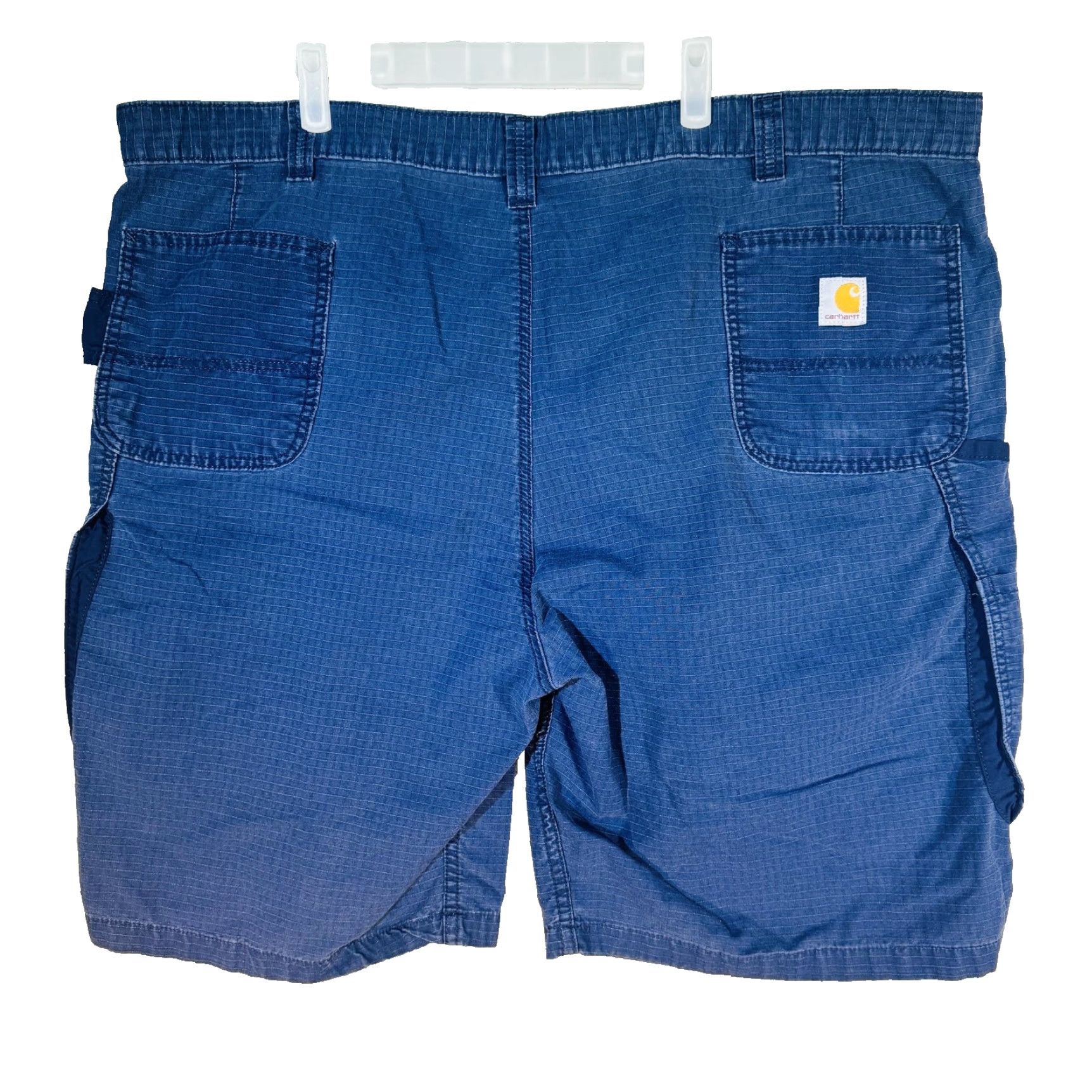 Carhartt Carhartt Cargo Shorts Mens 46 Blue Relaxed Fit 8 Inseam Canvas Pockets Cargo Shorts Mens Blue 46 Inseam 8 Summer Workwear Carhartt Logo Patch Mens Size US 30 / EU 46 - 7 Thumbnail