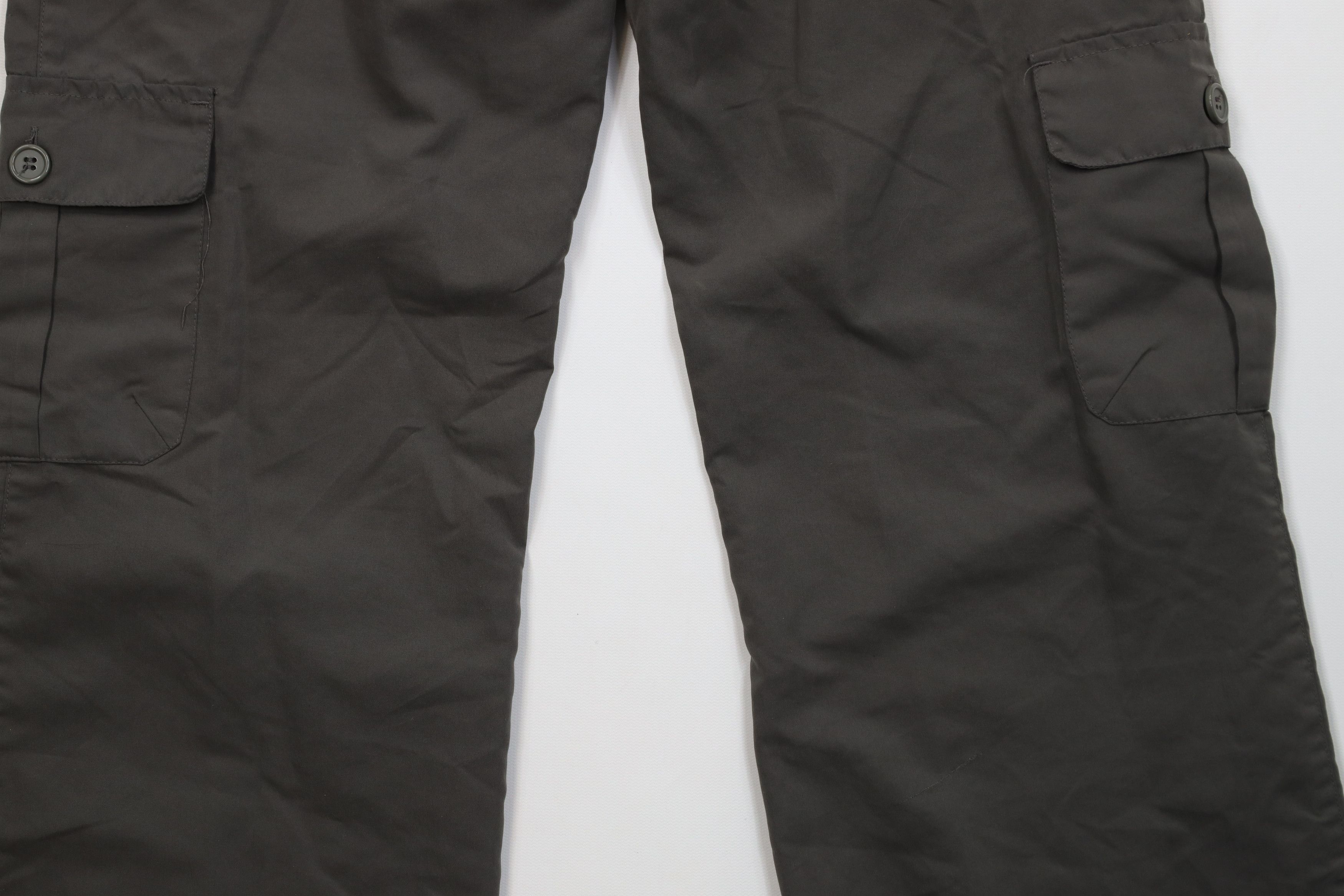 Vintage Vintage Y2K Streetwear Babydoll Flared Wide Leg Cargo Pants Size 30" / US 8 / IT 44 - 12 Thumbnail