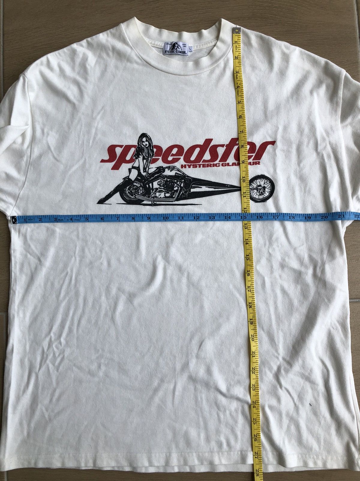 Super Hot🔥2010s Hysteric Glamour Speedster Biker Girl LS Tee