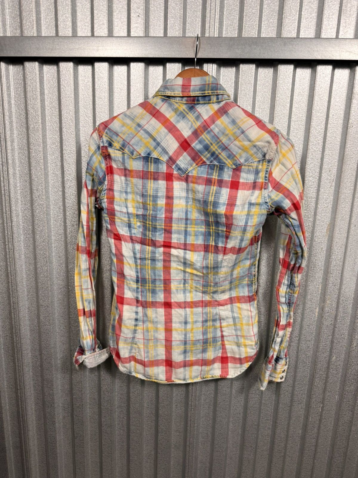 True Religion True Religion Pearl Snap Plaid Button up Western Shirt Size S / US 4 / IT 40 - 6 Thumbnail