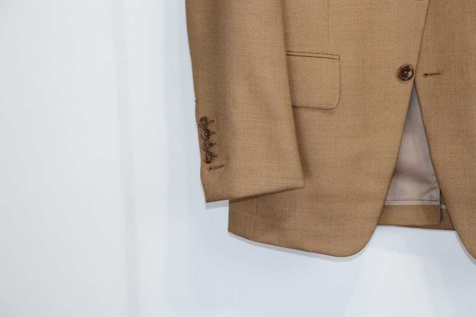 Tom Ford o1rshd1 New Spencer Giacca Jacket in Tan Size US S / EU 44-46 / 1 - 6 Thumbnail