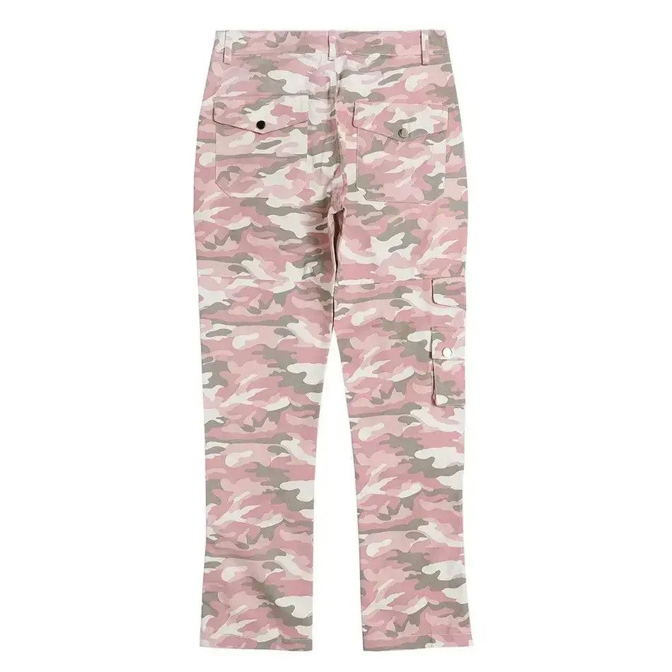 Japanese Brand Camouflage Patchwork Jeans Cargos Y2K Pockets Zipper Baggy Size US 32 / EU 48 - 4 Thumbnail