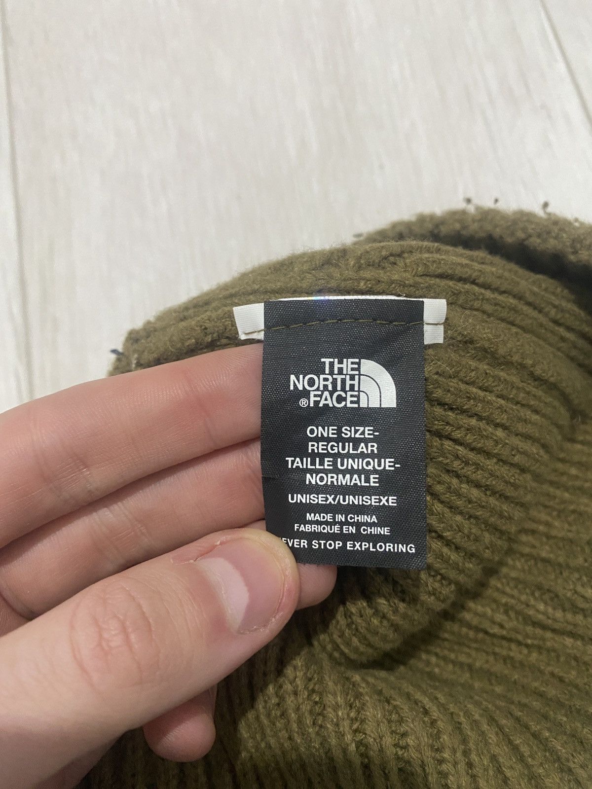 The North Face The North face khaki Green beanie Size ONE SIZE - 2 Thumbnail