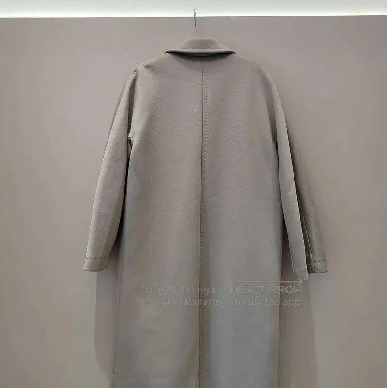 Max Mara MaxMara Light Gray Women's Trench Coat . Size L / US 10 / IT 46 - 1 Thumbnail