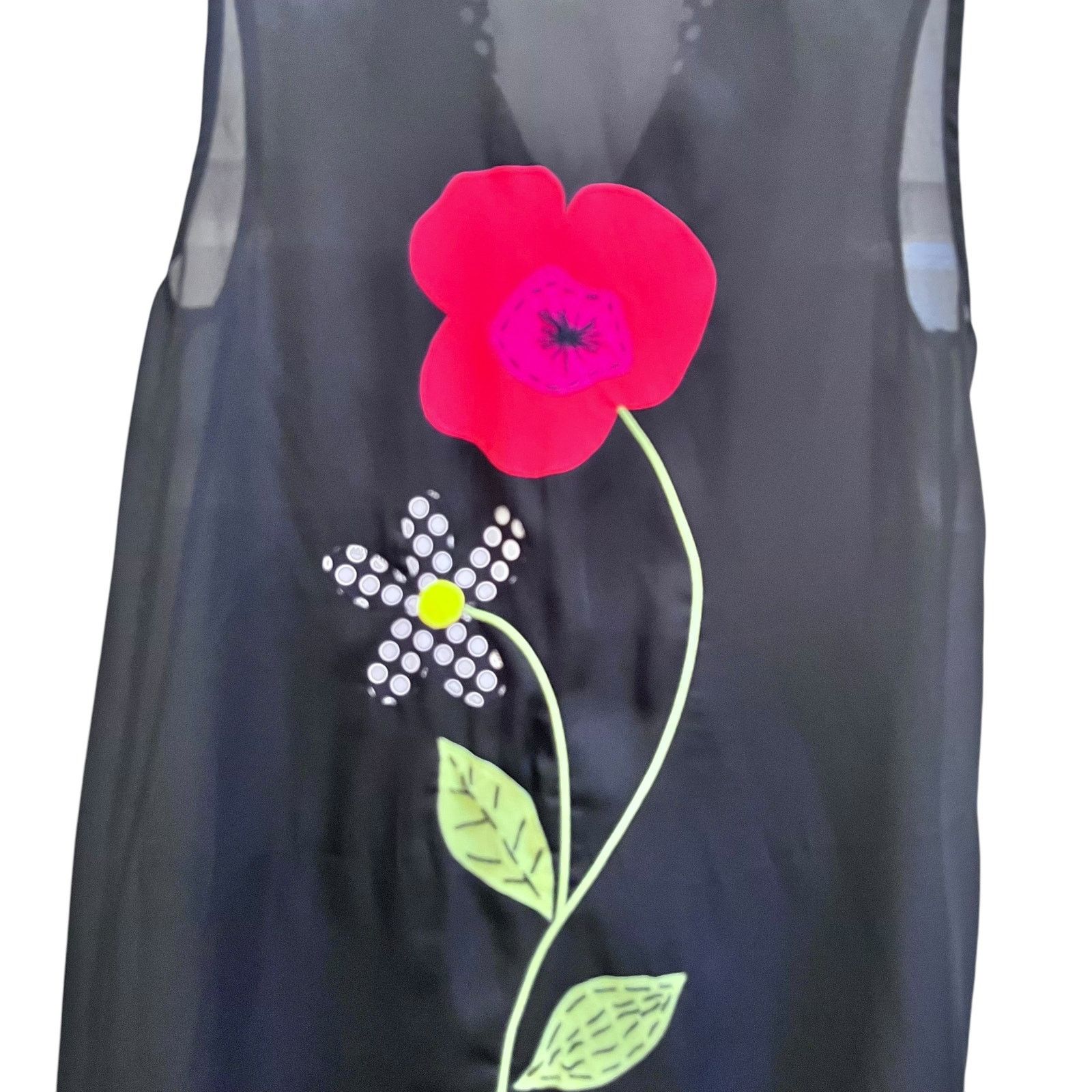Other Gottex Black Sheer Sleeveless Bathing Suit Cover Up Tunic Size M / US 6-8 / IT 42-44 - 4 Thumbnail