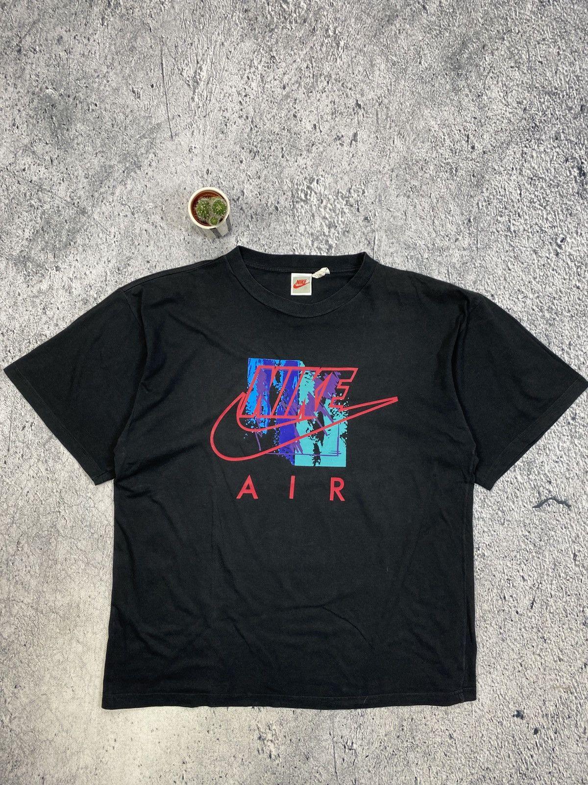 Nike × Vintage Vintage Nike Tee Single Stich 90’ Size US XXL / EU 58 / 5 - 1 Thumbnail