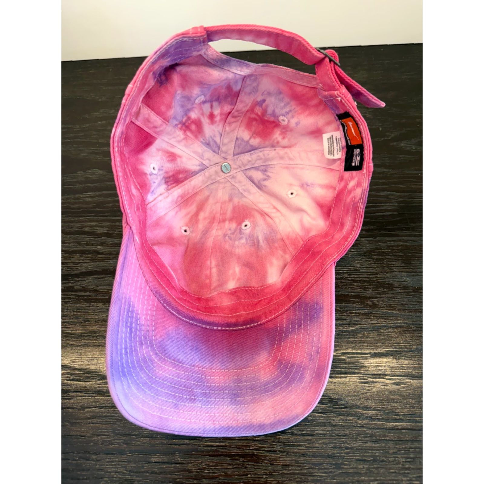 Nike Nike Hat Women One Size Pink Heritage 86 Tie Dye Strapback Adjustable Twill Size ONE SIZE - 6 Thumbnail