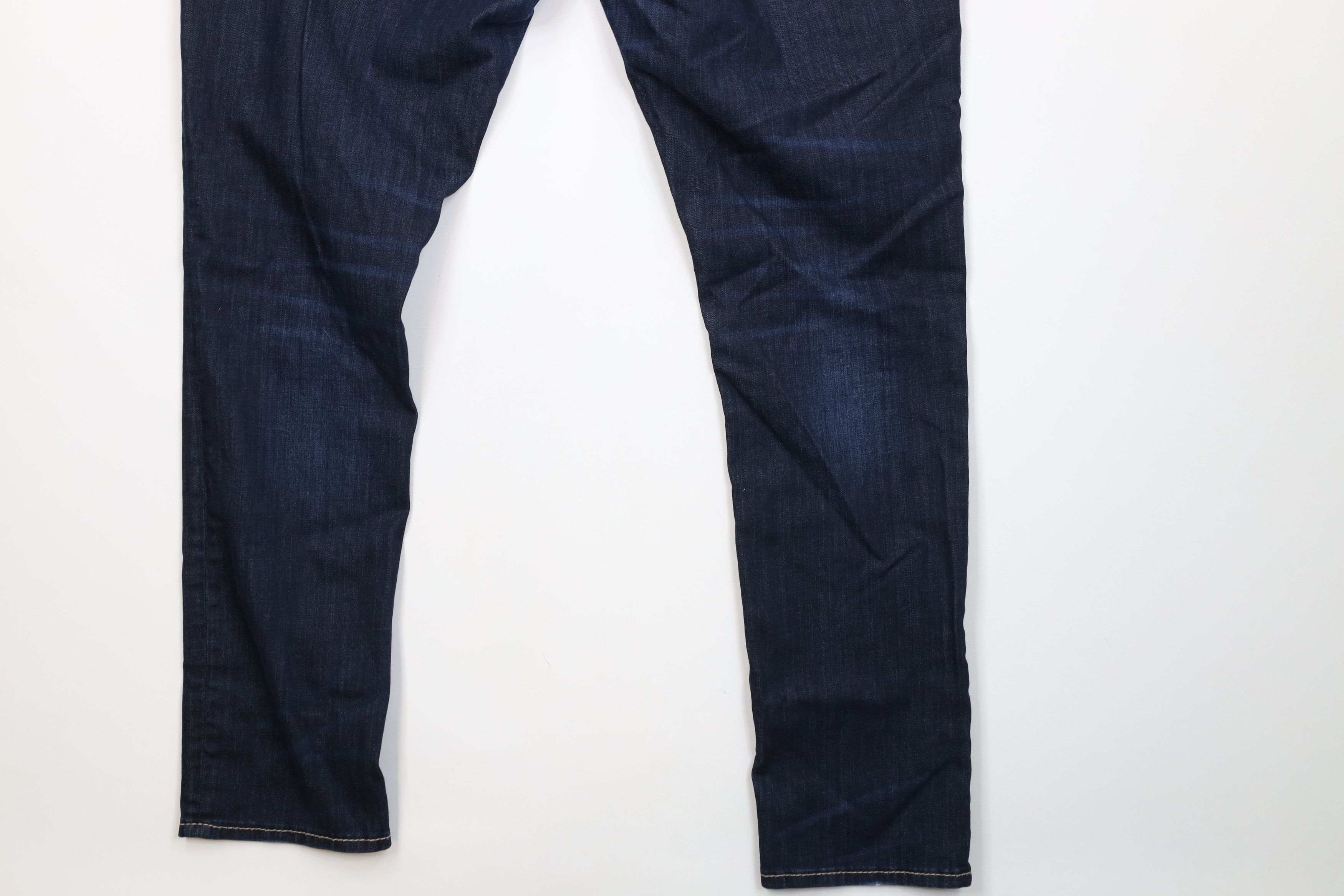 Vintage Buckle Black Stitch Faded Fit No 76 Skinny Leg Denim Jeans Size US 33 - 13 Thumbnail