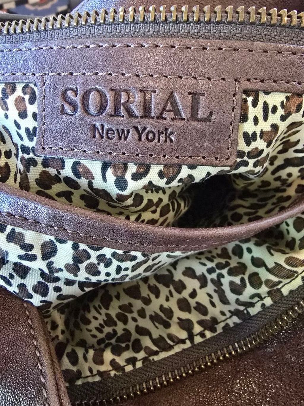 Other Women's Sorial Brown Leather Shoulder Bag One Size Size ONE SIZE - 8 Thumbnail