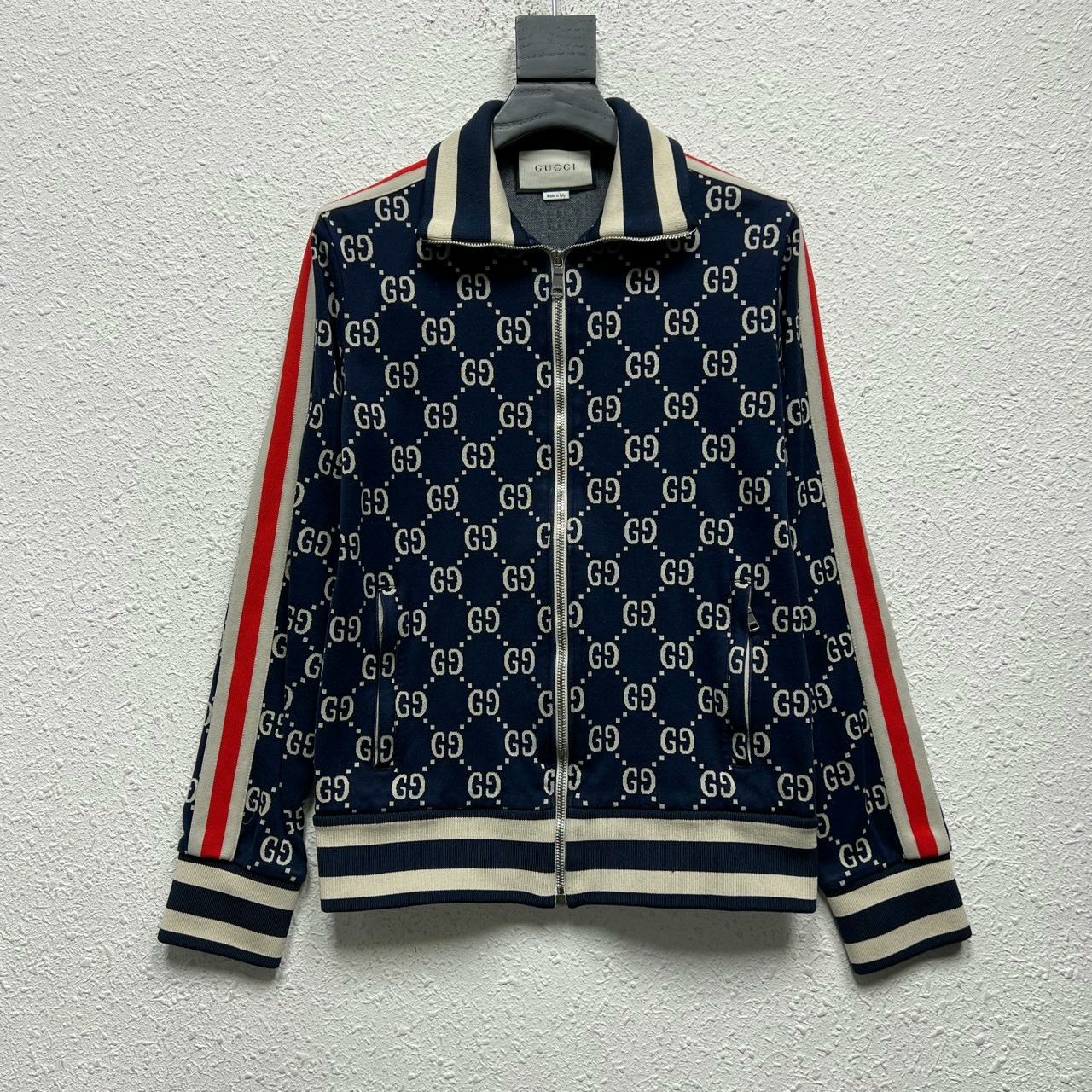 Gucci Classic full-print GG cotton jaccard jacket 2501-Next