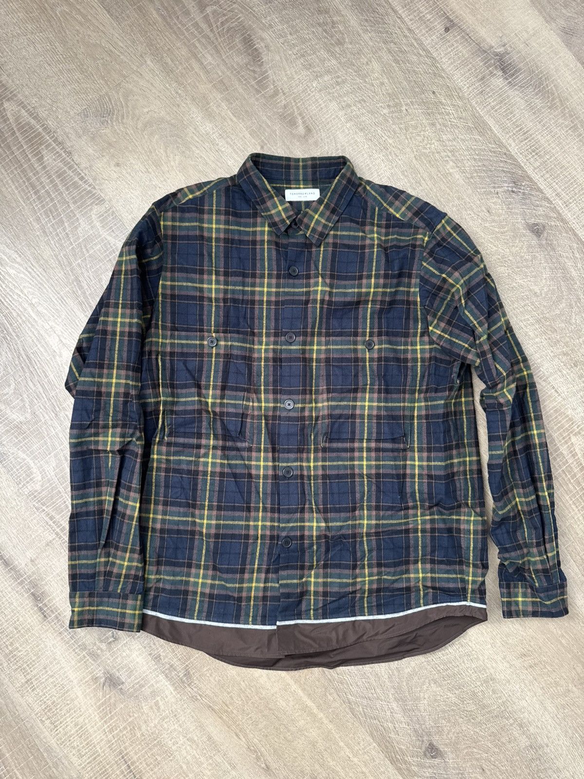 Tomorrowland Plaid Cotton Flannel Shirt Size US M / EU 48-50 / 2 - 1 Thumbnail