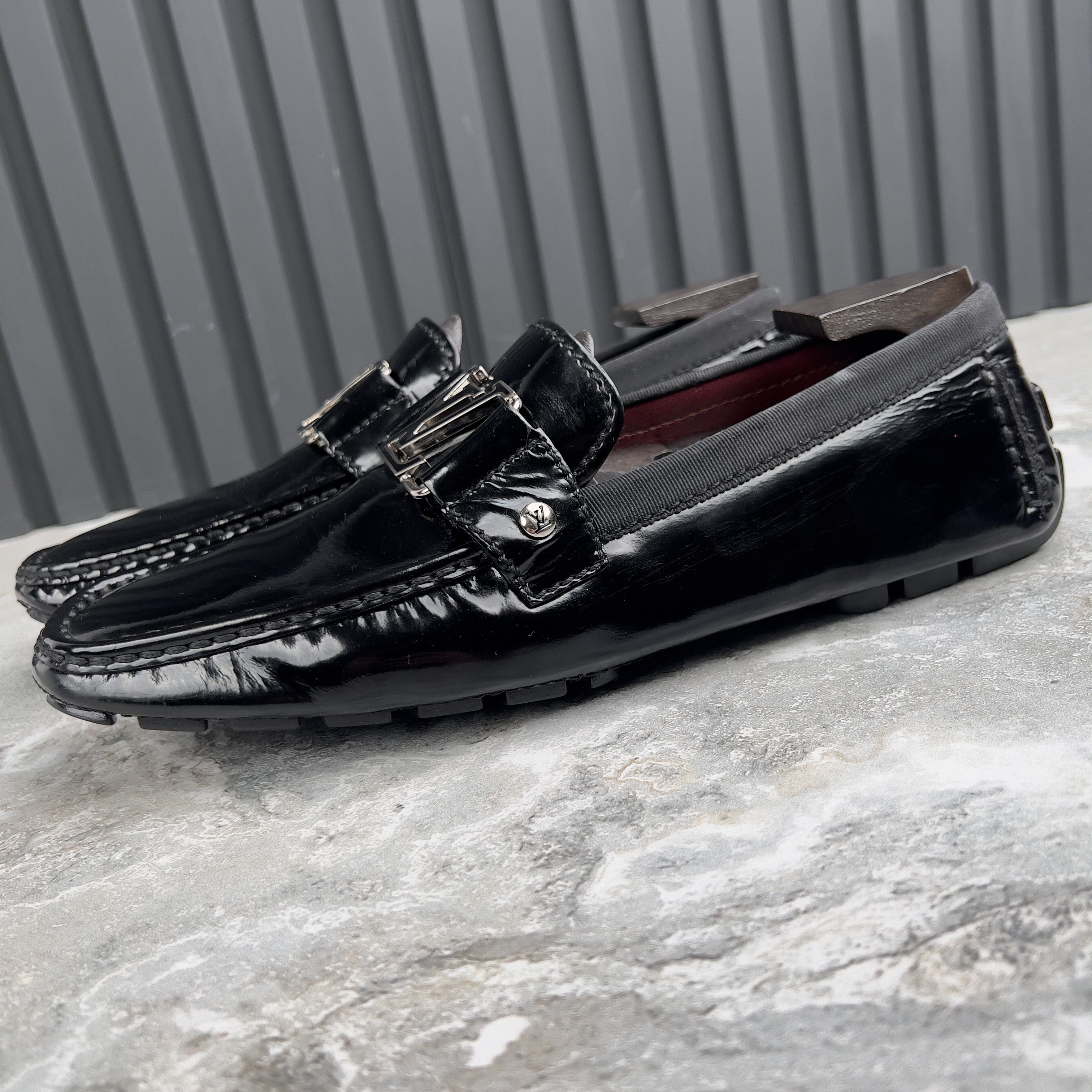 Louis Vuitton Louis Vuitton Monte Carlo Moccasins Glazed Leather Size US 8 / EU 41 - 2 Thumbnail