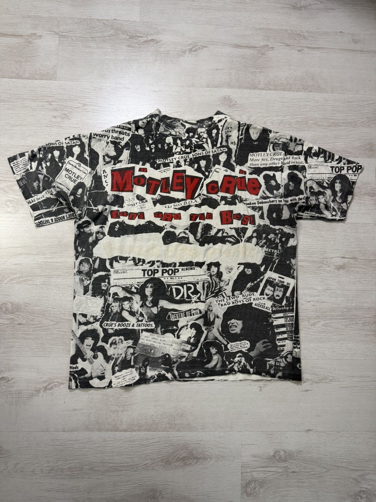 Other 90’s Vintage Motley Crue Newspaper Fans Are The Best AOP Tee Size US XL / EU 56 / 4 - 1 Thumbnail