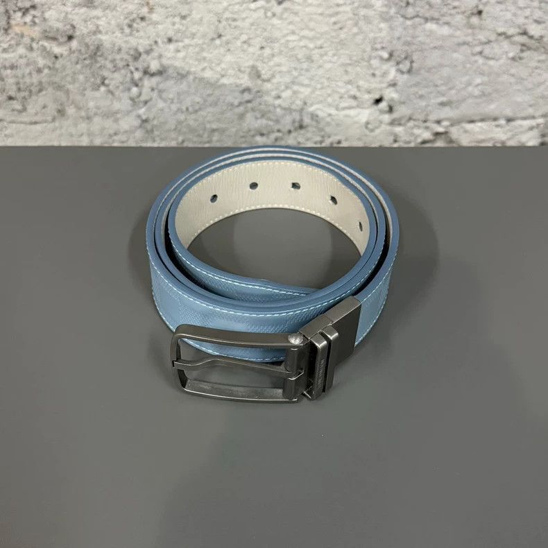 Louis Vuitton louis vuitton blue leather belt-2507 Size ONE SIZE - 2 Thumbnail