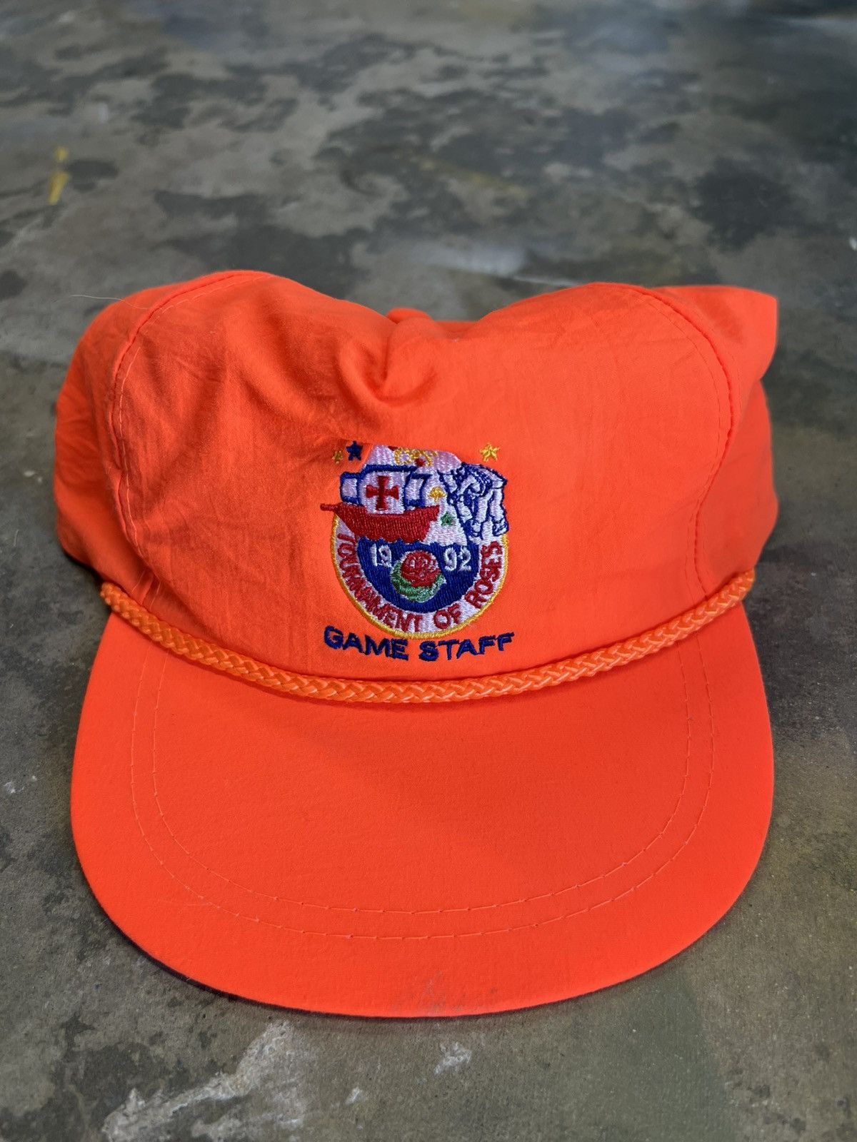 Otto Vintage Pasadena Rose Bowl Game Staff Rope Hat Adjustable Size ONE SIZE - 1 Thumbnail