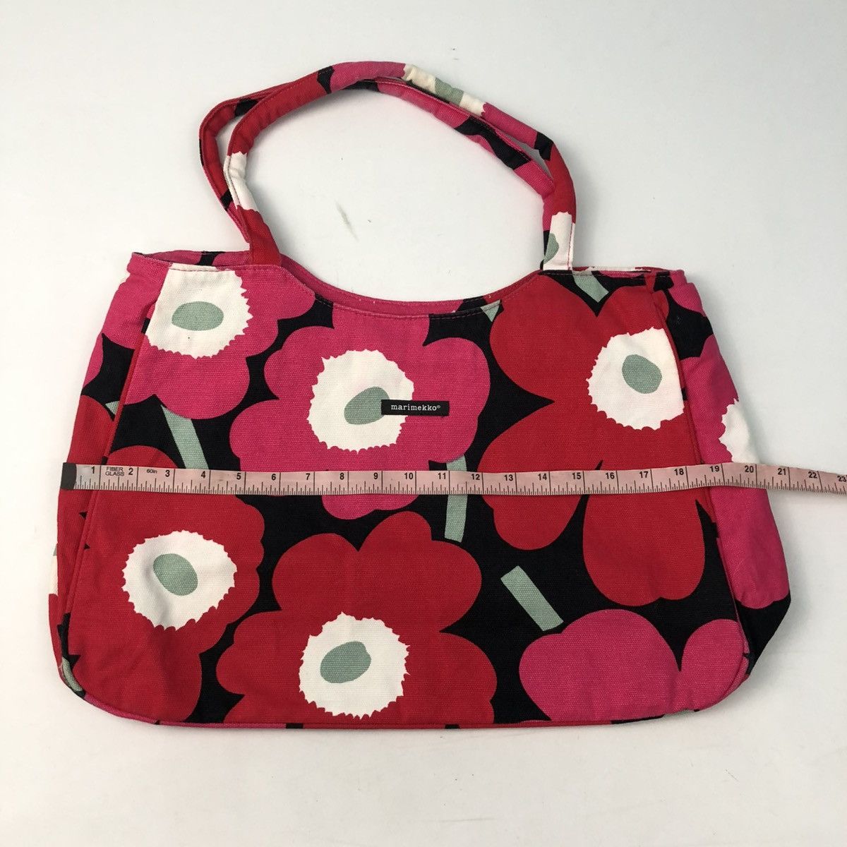 Marimekko ‼️YES‼️ MARIMEKKO BIG FLOWERS PRINTED CANVAS TOTE BAG Size ONE SIZE - 11 Thumbnail