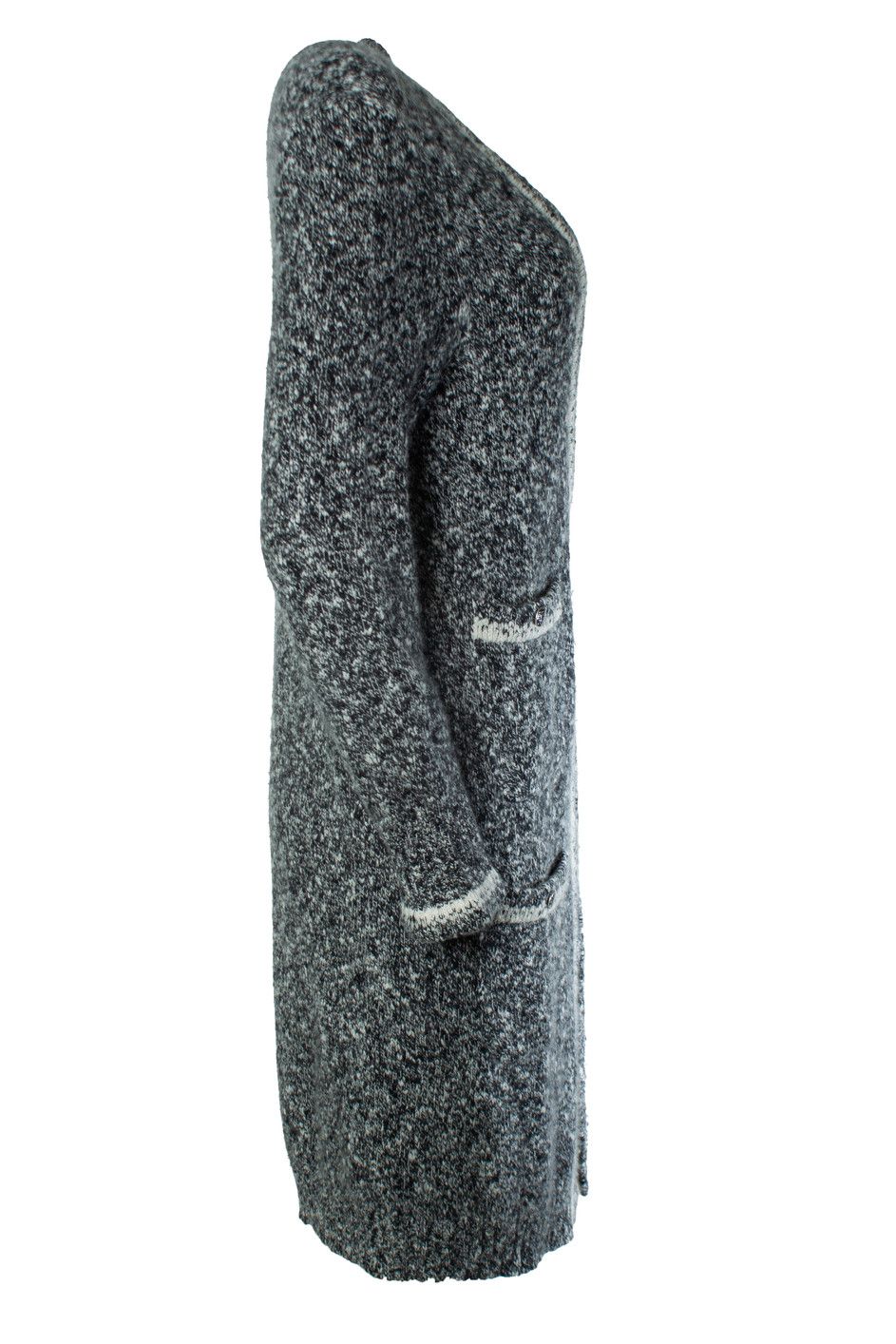 Chanel Chanel, Cashmere cardigan in grey Size S / US 4 / IT 40 - 4 Thumbnail