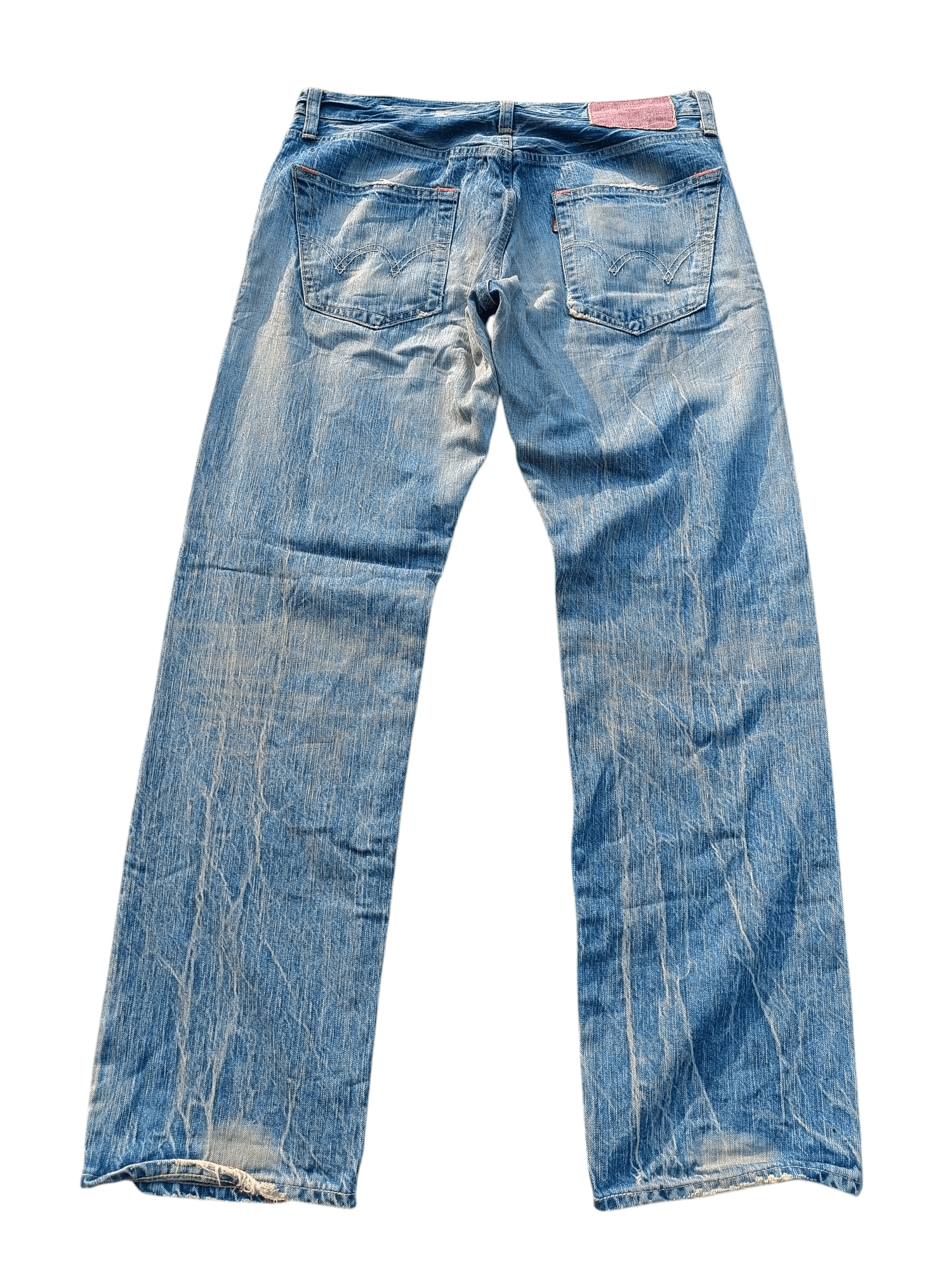 Edwin VINTAGE Edwin 504 Acid Wash Faded Rare Denim Size US 34 / EU 50 - 14 Thumbnail