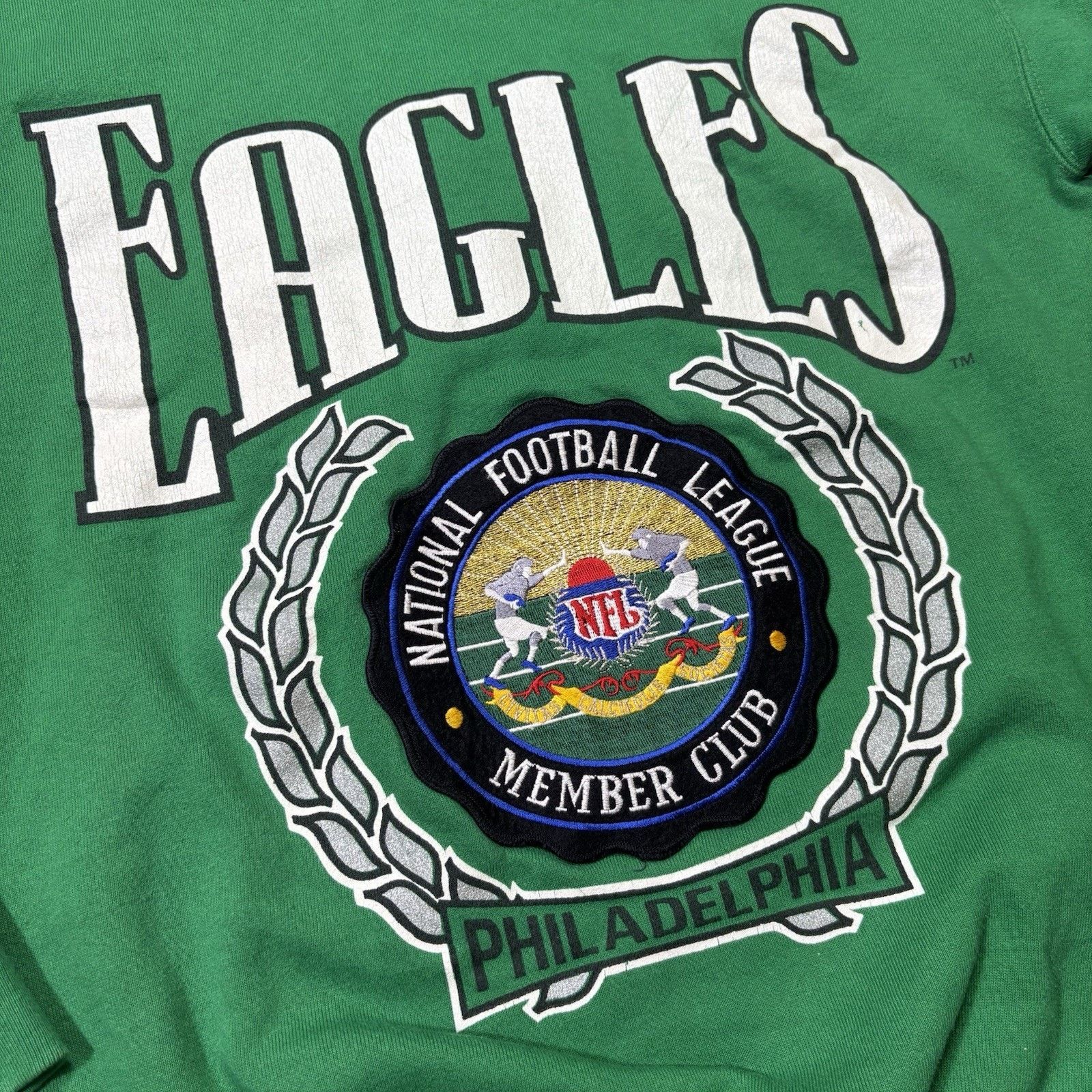 NFL Vintage Philadelphia Eagles Crewneck Sweatshirt Kelly Green Size US L / EU 52-54 / 3 - 2 Thumbnail