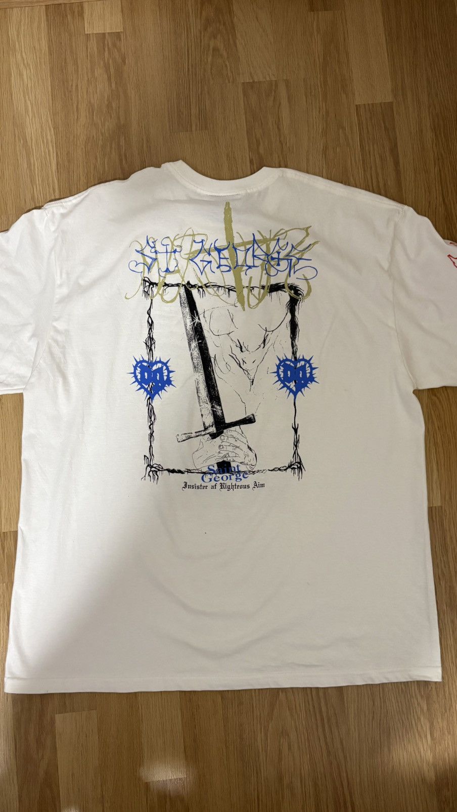 Drain Gang Bladee Martyr Tshirt Size US XXL / EU 58 / 5 - 4 Thumbnail