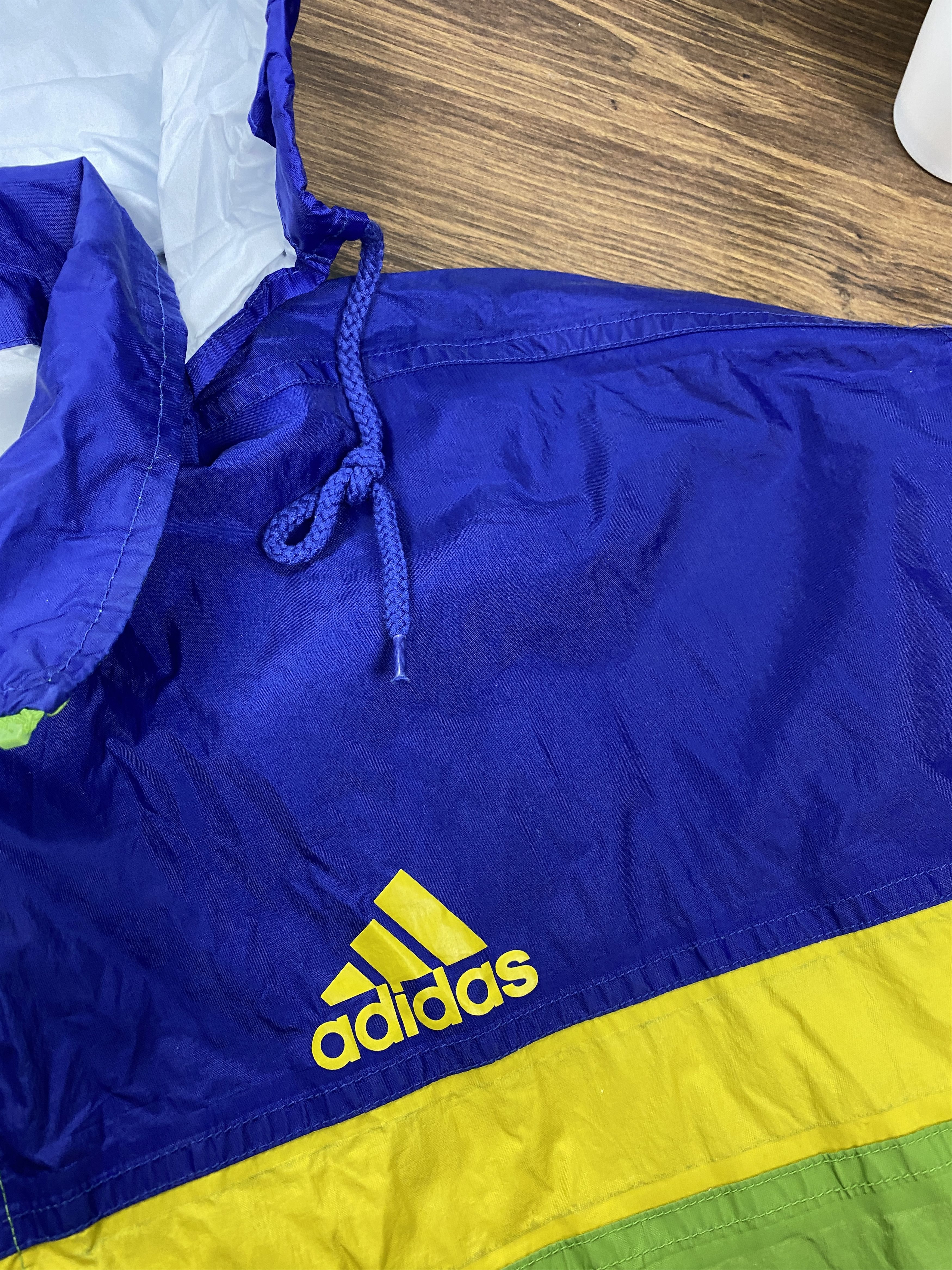 Adidas × Vintage Adidas vintage nylon jacket Size US L / EU 52-54 / 3 - 3 Thumbnail