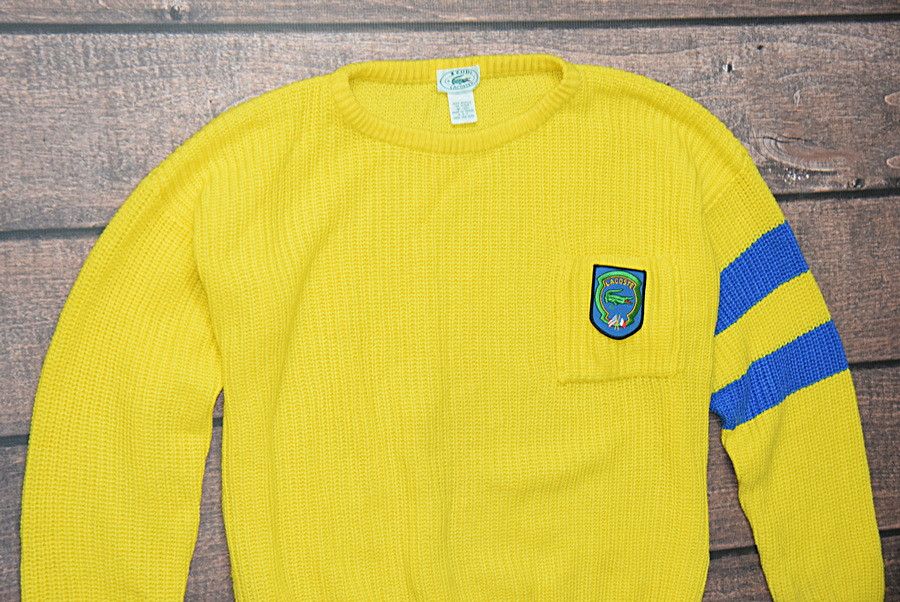 Lacoste LACOSTE IZOD * vintage 80's _XL Size 42L - 2 Thumbnail