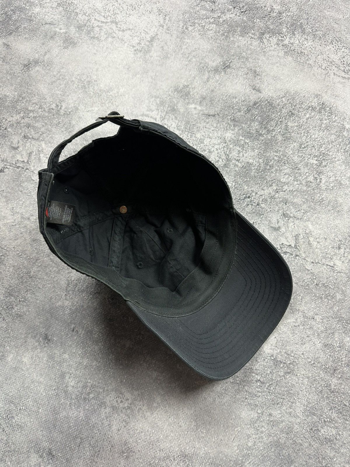 Jordan Brand Vintage Air Jordan Nike Cap Small Centre Logo Black Y2K Hat Size ONE SIZE - 11 Thumbnail