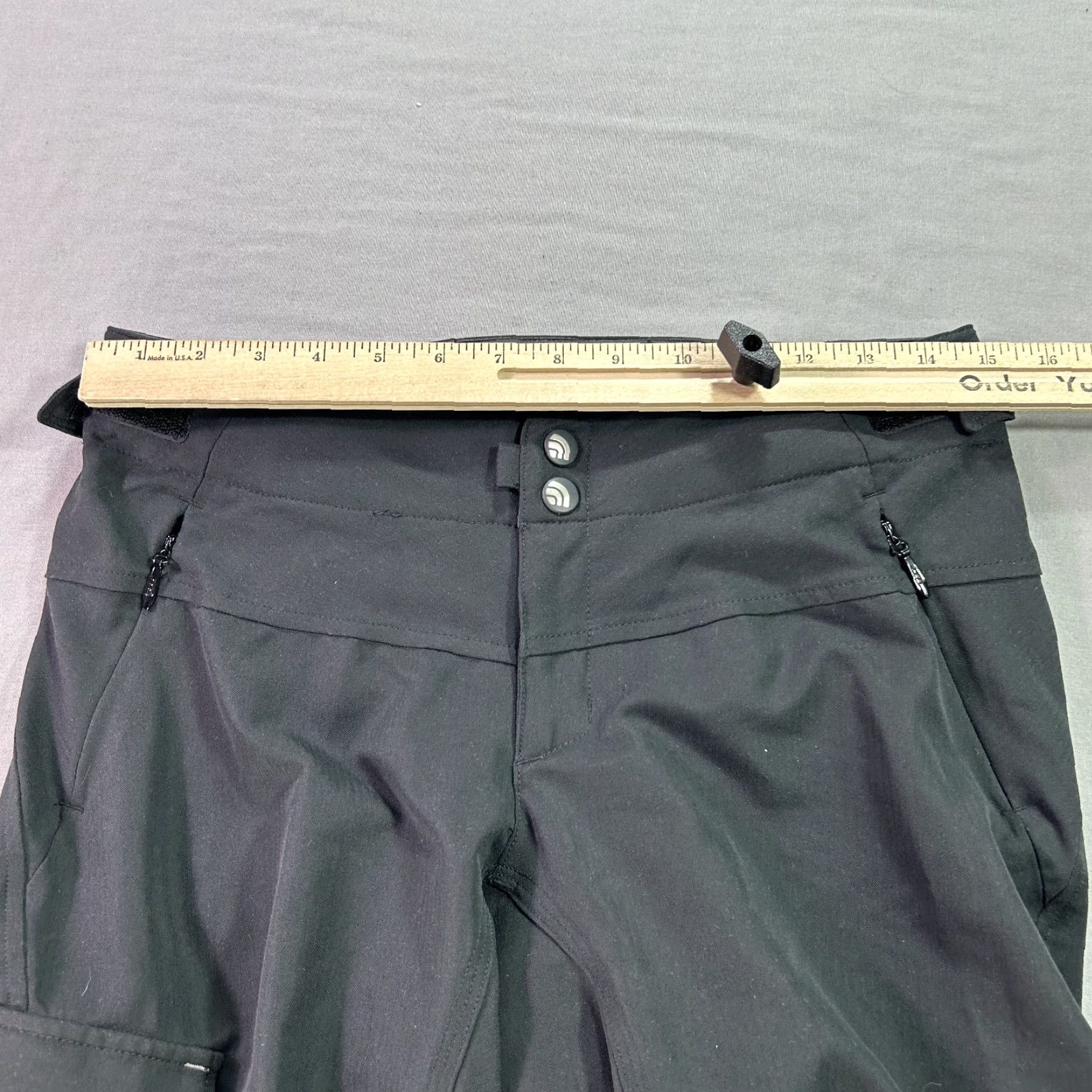 The North Face The North Face Cycling Shorts Womens Small Black Adjustable Padded Liner Nylon Size 28" / US 6 / IT 42 - 6 Thumbnail