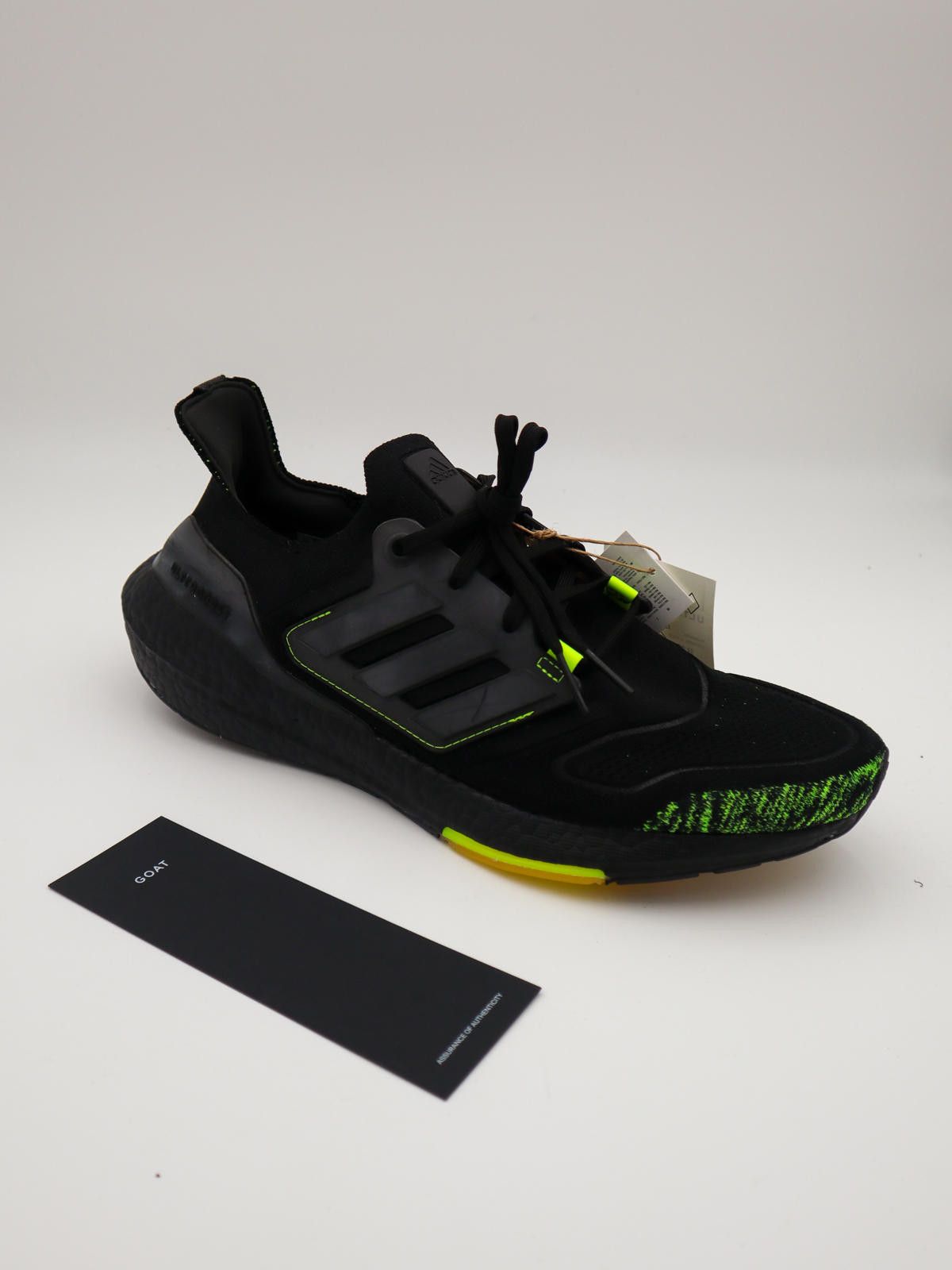 Adidas adidas Ultra Boost 22 – GX5915 – Black / Solar Yellow – BNIB Size US 14 / EU 47 - 2 Thumbnail