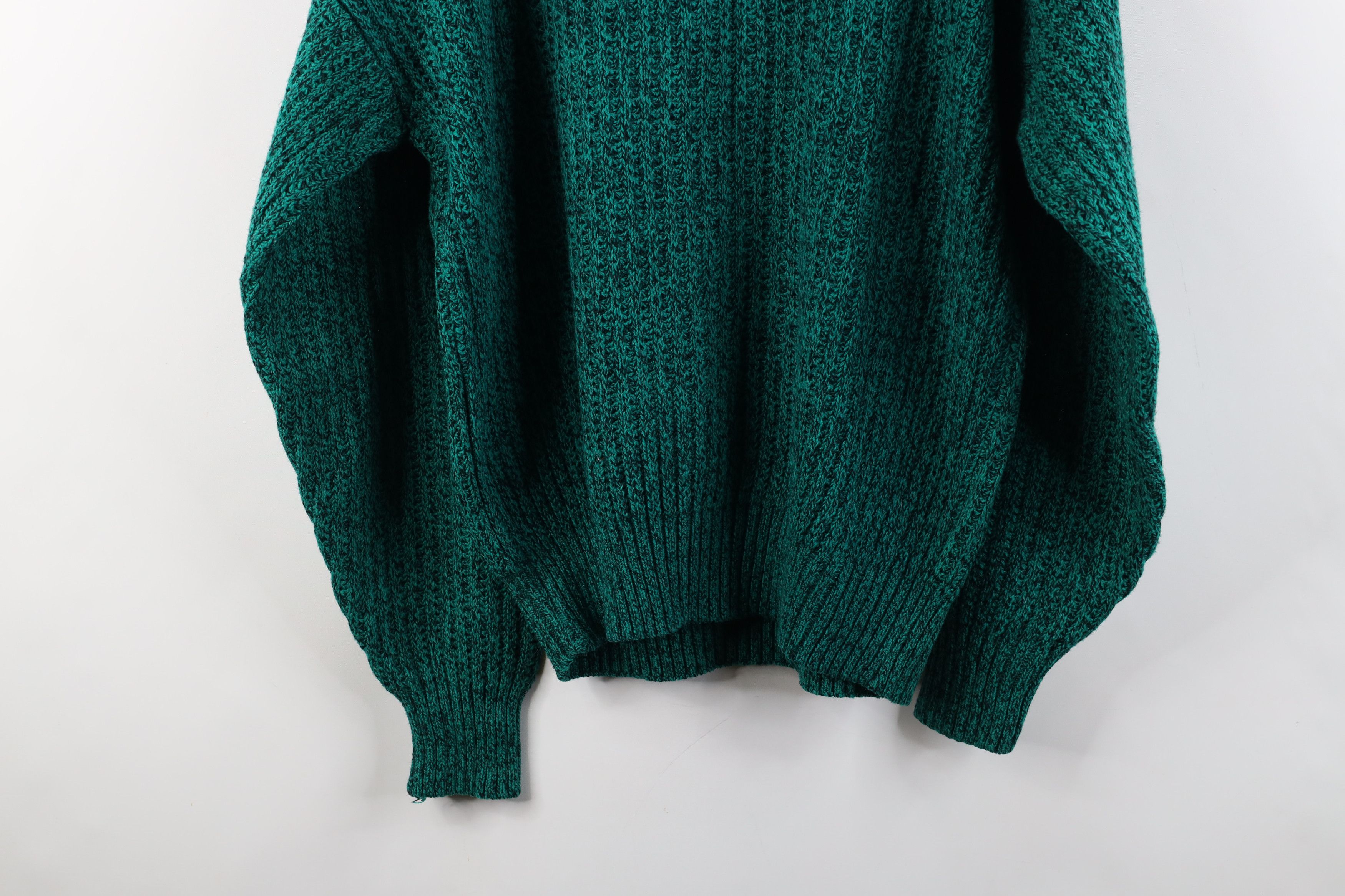 Vintage Vintage 90s Streetwear Chunky Ribbed Knit Crewneck Sweater Size US L / EU 52-54 / 3 - 9 Thumbnail