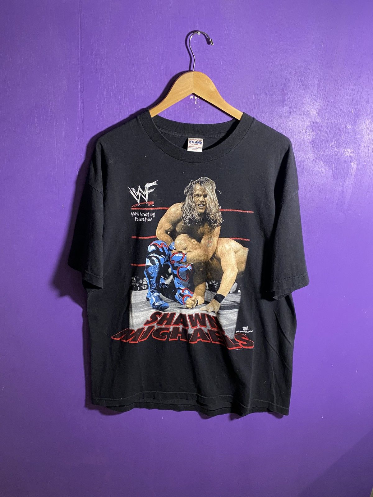 Vintage 1998 WWF Shawn Michaels in the ring t-shirt