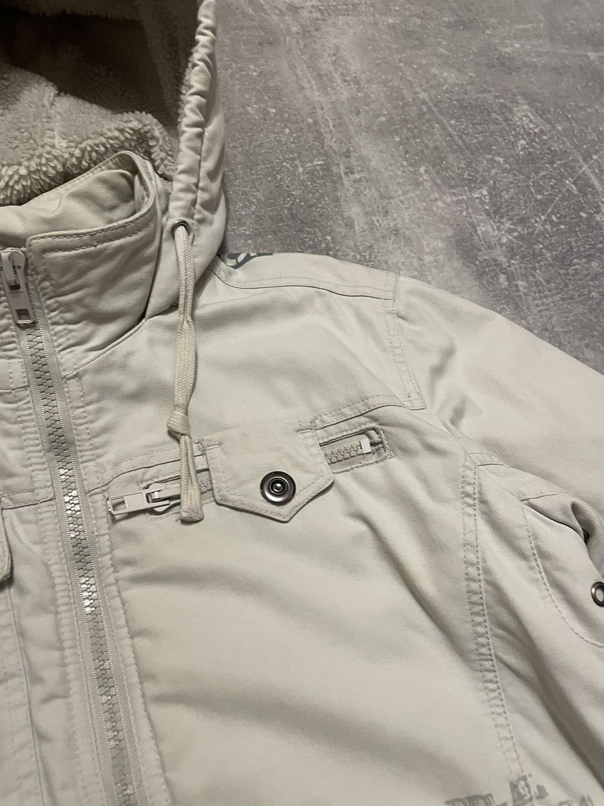 Southpole × Vintage Vintage Fishbone Avant Garde Tribal Bomber Jacket Size US S / EU 44-46 / 1 - 11 Thumbnail