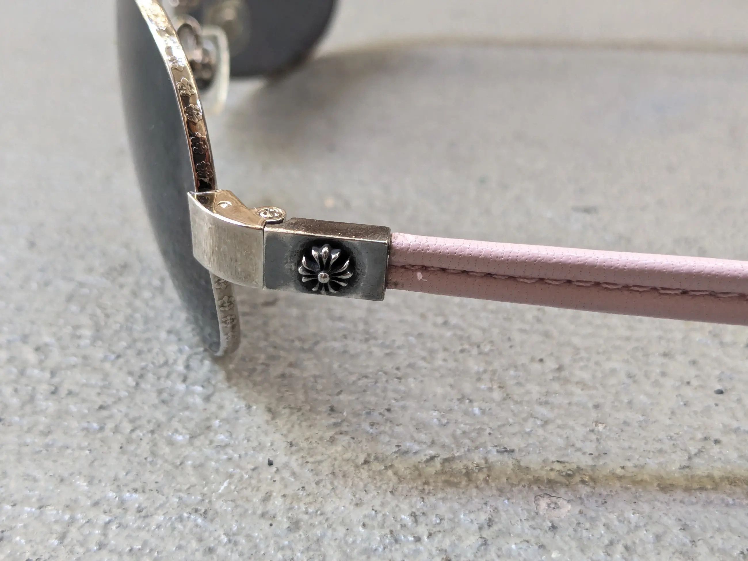 Chrome Hearts Chrome Hearts Sunglasses Red Riot Pink Silver Cross Size ONE SIZE - 11 Thumbnail