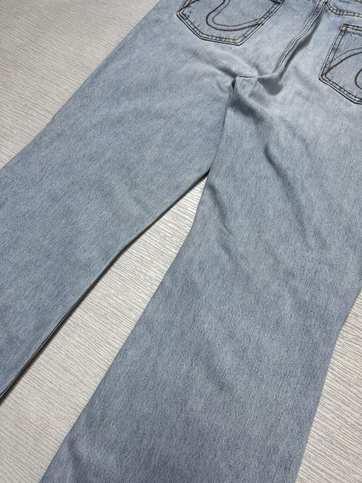 ERL ERL - Distressed Flared Denim Jeans Size US 34 / EU 50 - 8 Thumbnail