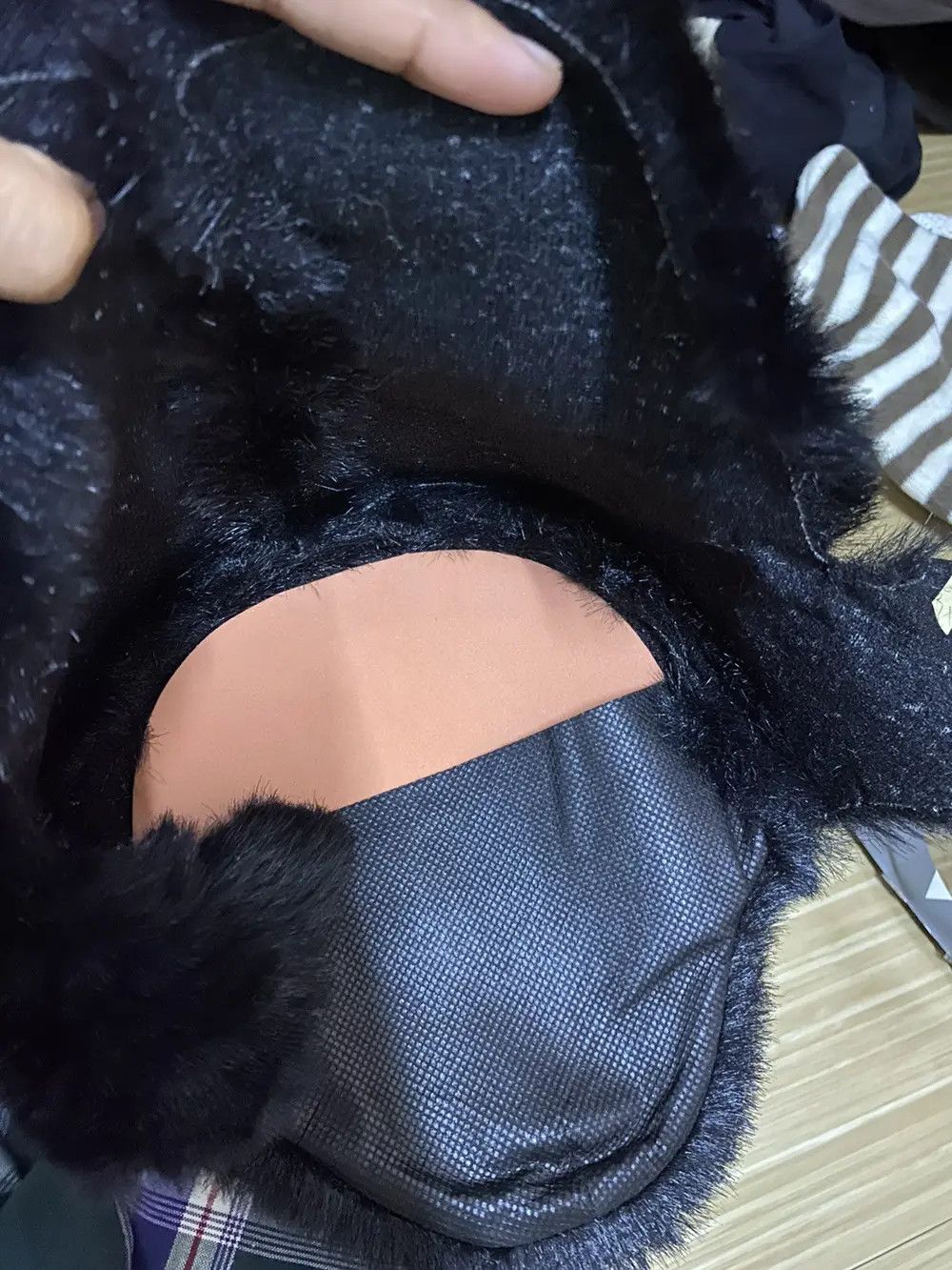 Japanese Brand Nice Fur Fleece Japanese Brand Earflap Beanie Hat Size ONE SIZE - 5 Thumbnail