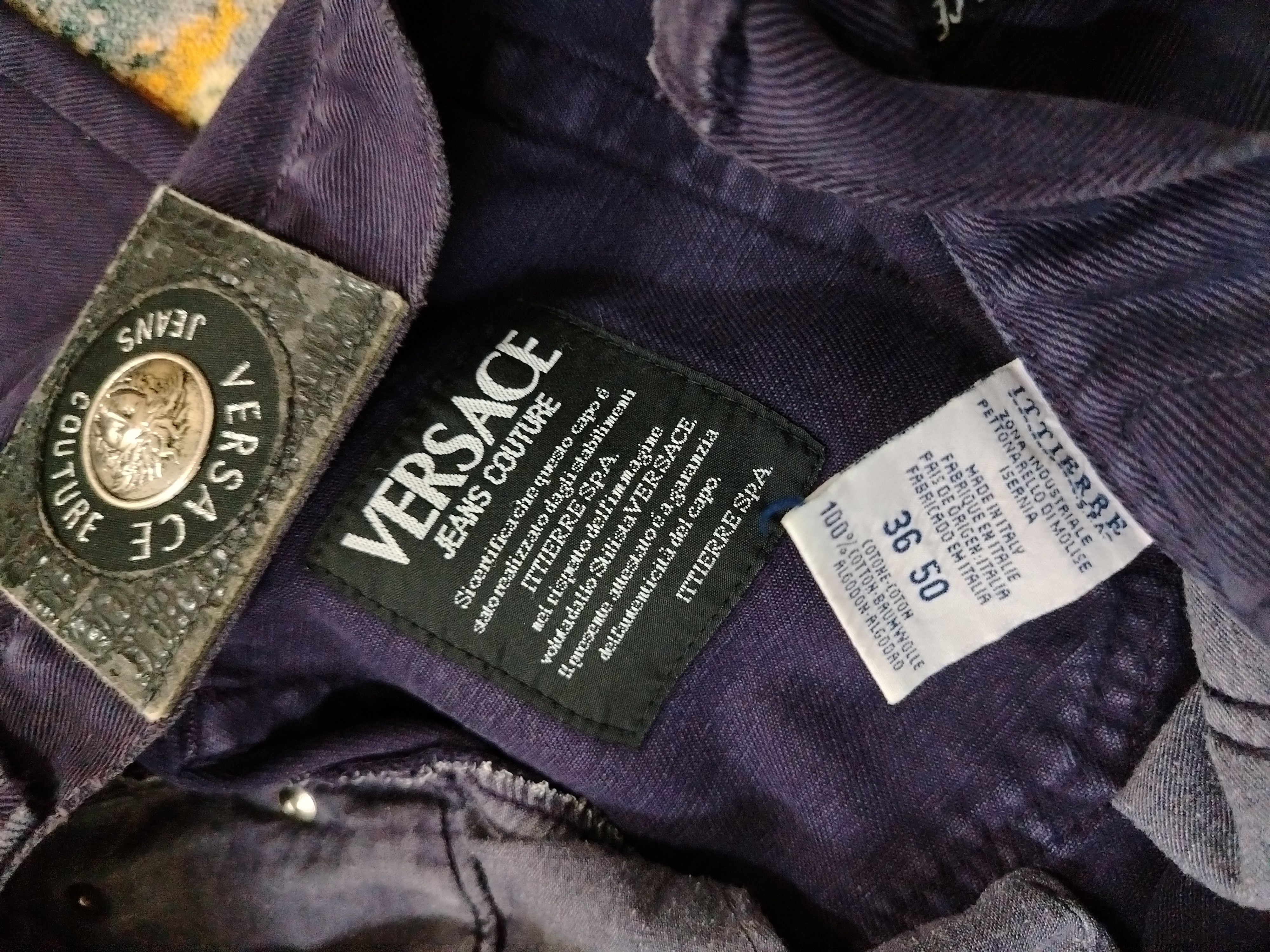 Versace Vintage 90s Versace Size 34" / US 12 / IT 48 - 3 Thumbnail